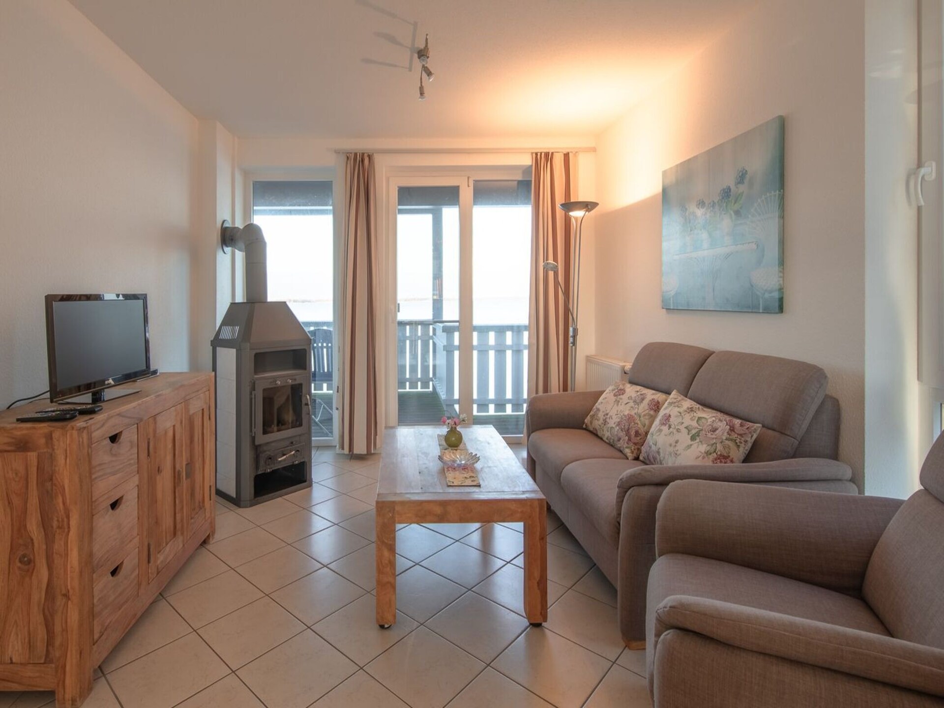 Appartement Mitteldeck 494: Rustiek verblijf aan de Müritz met privéstrand - foto 1