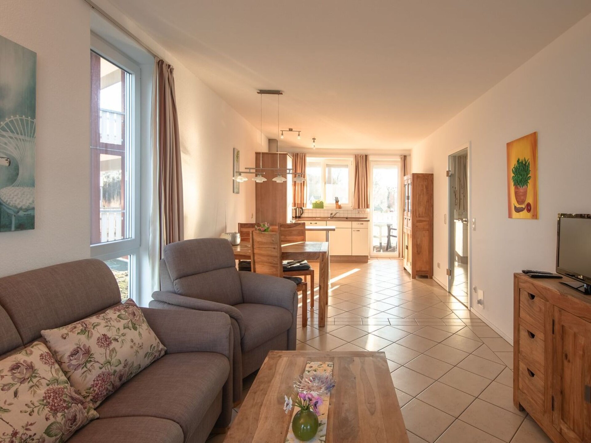 Appartement Mitteldeck 494: Rustiek verblijf aan de Müritz met privéstrand - foto 6