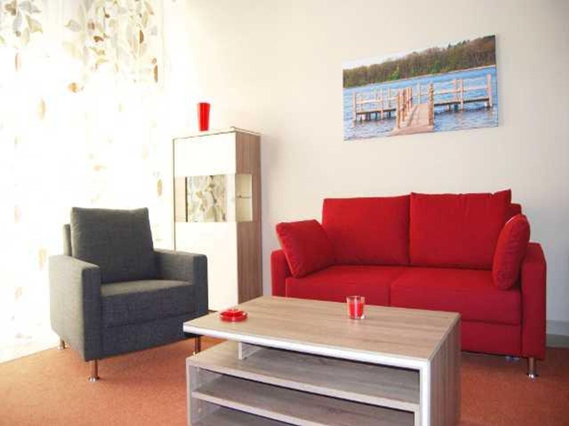 Romantisch appartement aan het Granzower Meer met terras en wellness - foto 1