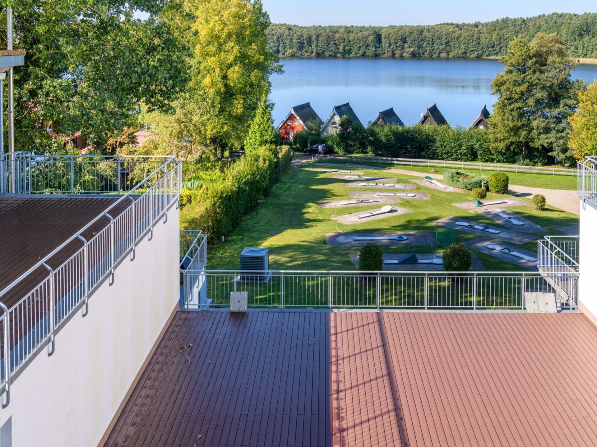 Romantisch appartement aan het Granzower Meer met terras en sauna - foto 15