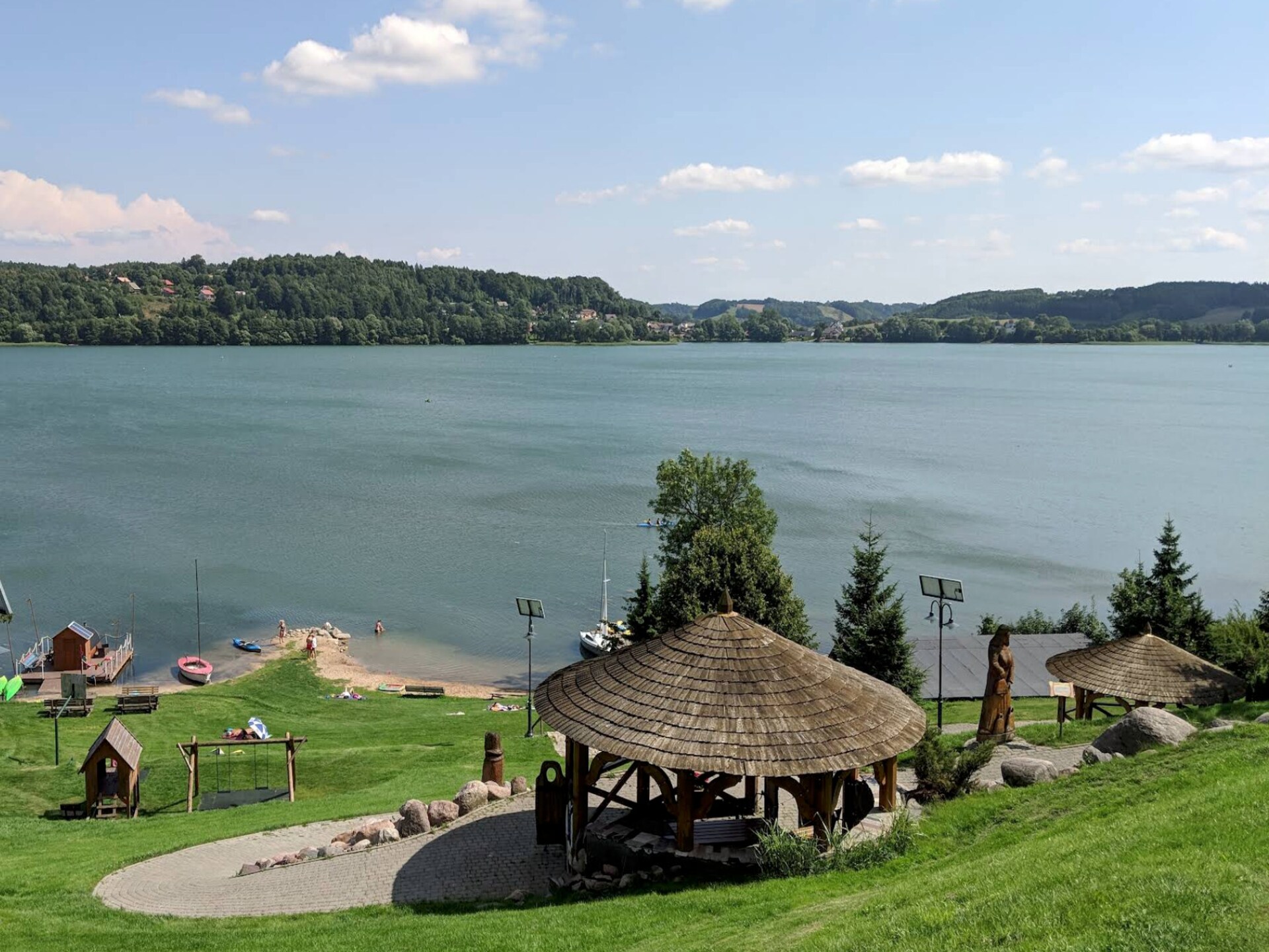 Vakantiehuis met sauna en tuin op 120 meter van het Raduńskie-meer - foto 32