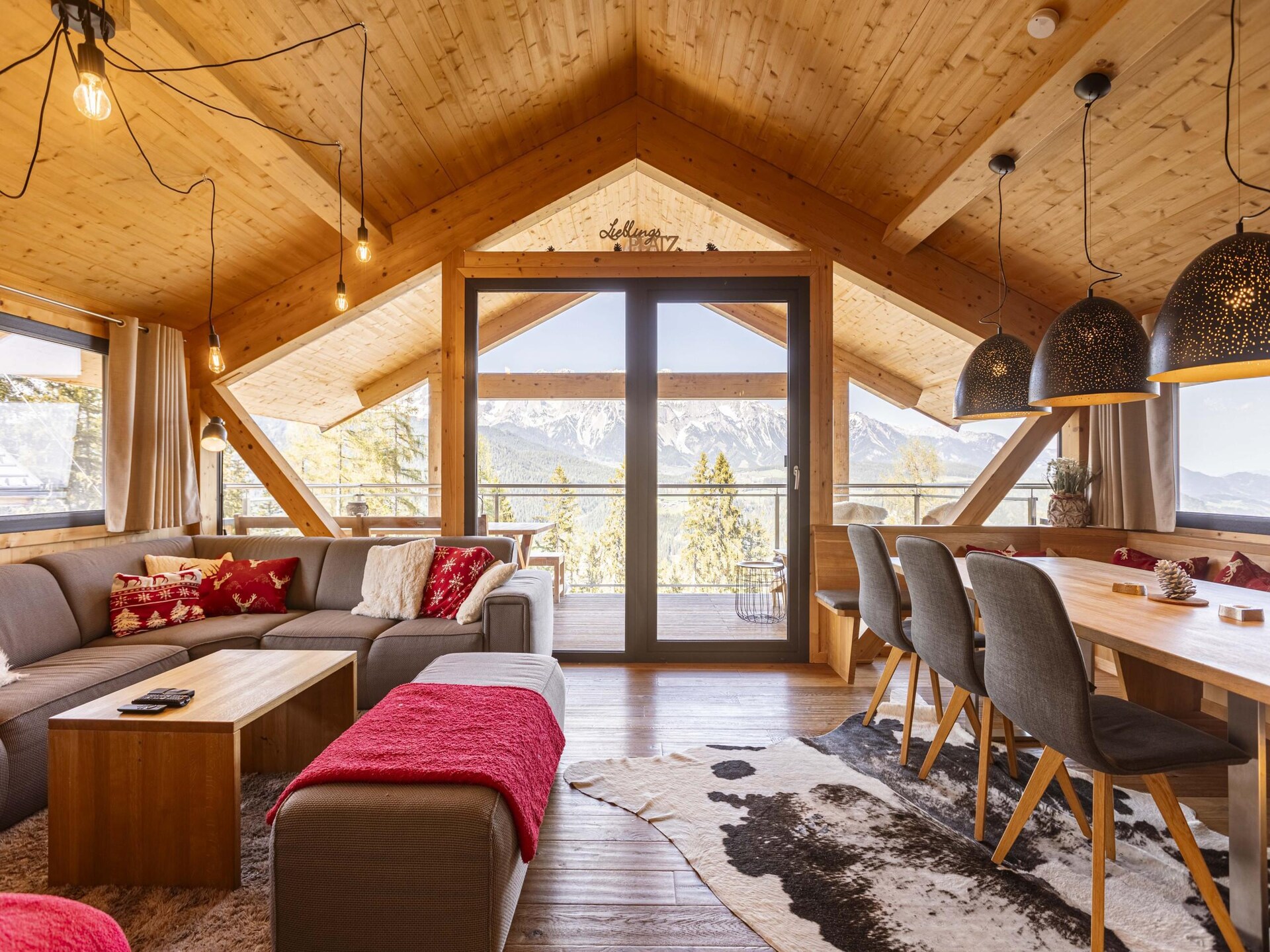Ski-in/ski-out chalet voor 9 met sauna, bubbelbad en Dachstein uitzicht - foto 7