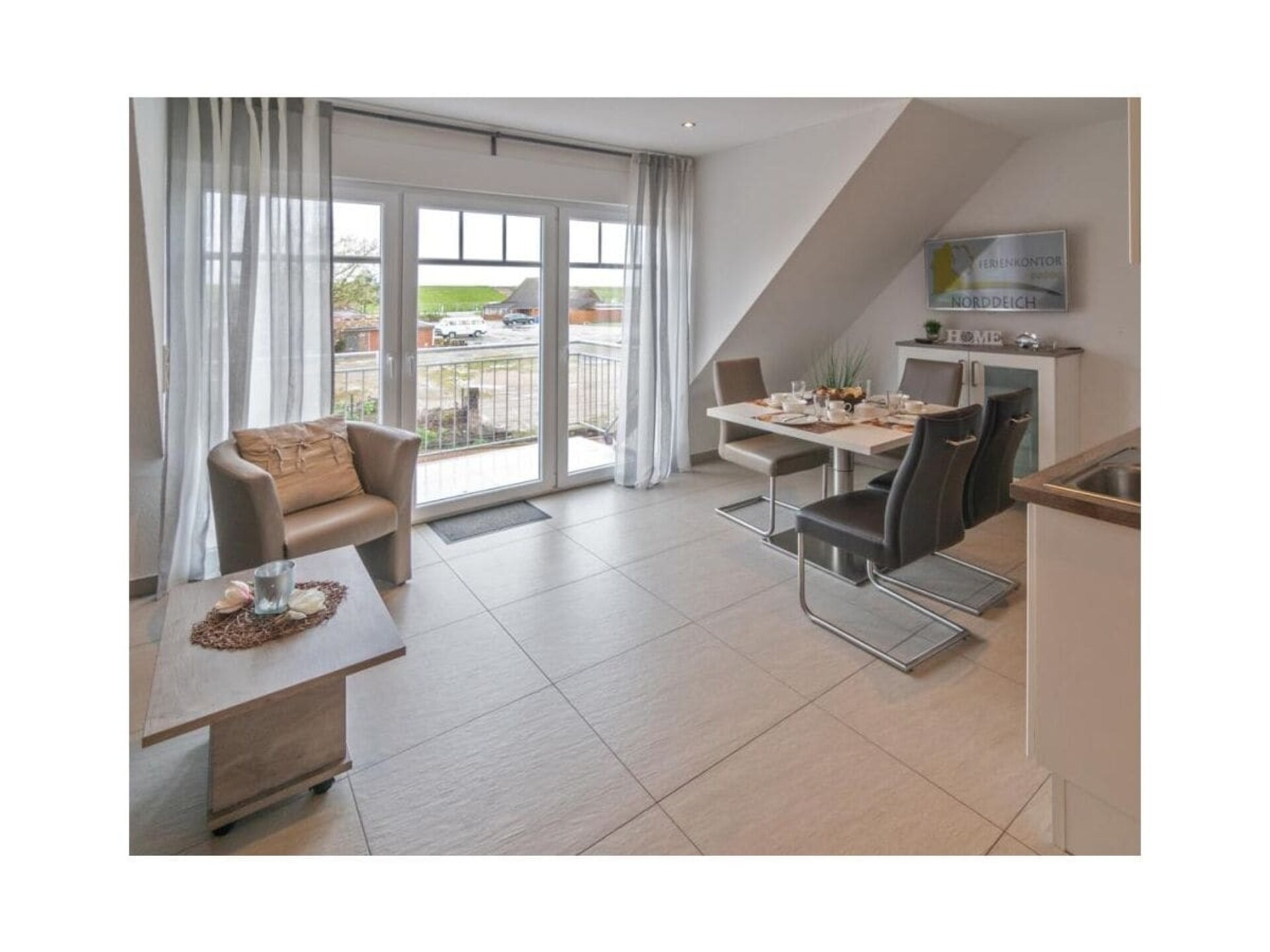 Stijlvol vakantiehuis Deichoase bij de dijk in Norddeich - foto 3