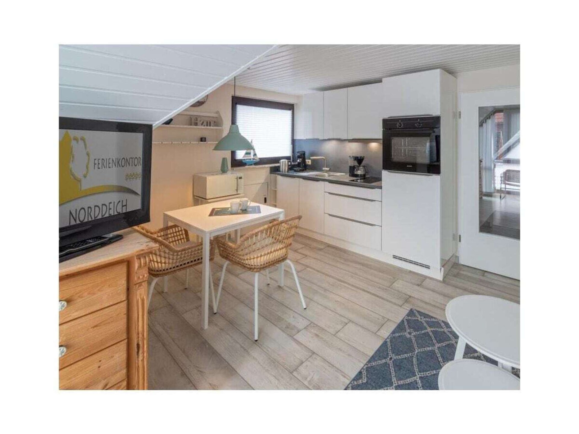 Licht appartement met balkon op loopafstand van de dijk in Norddeich - foto 6