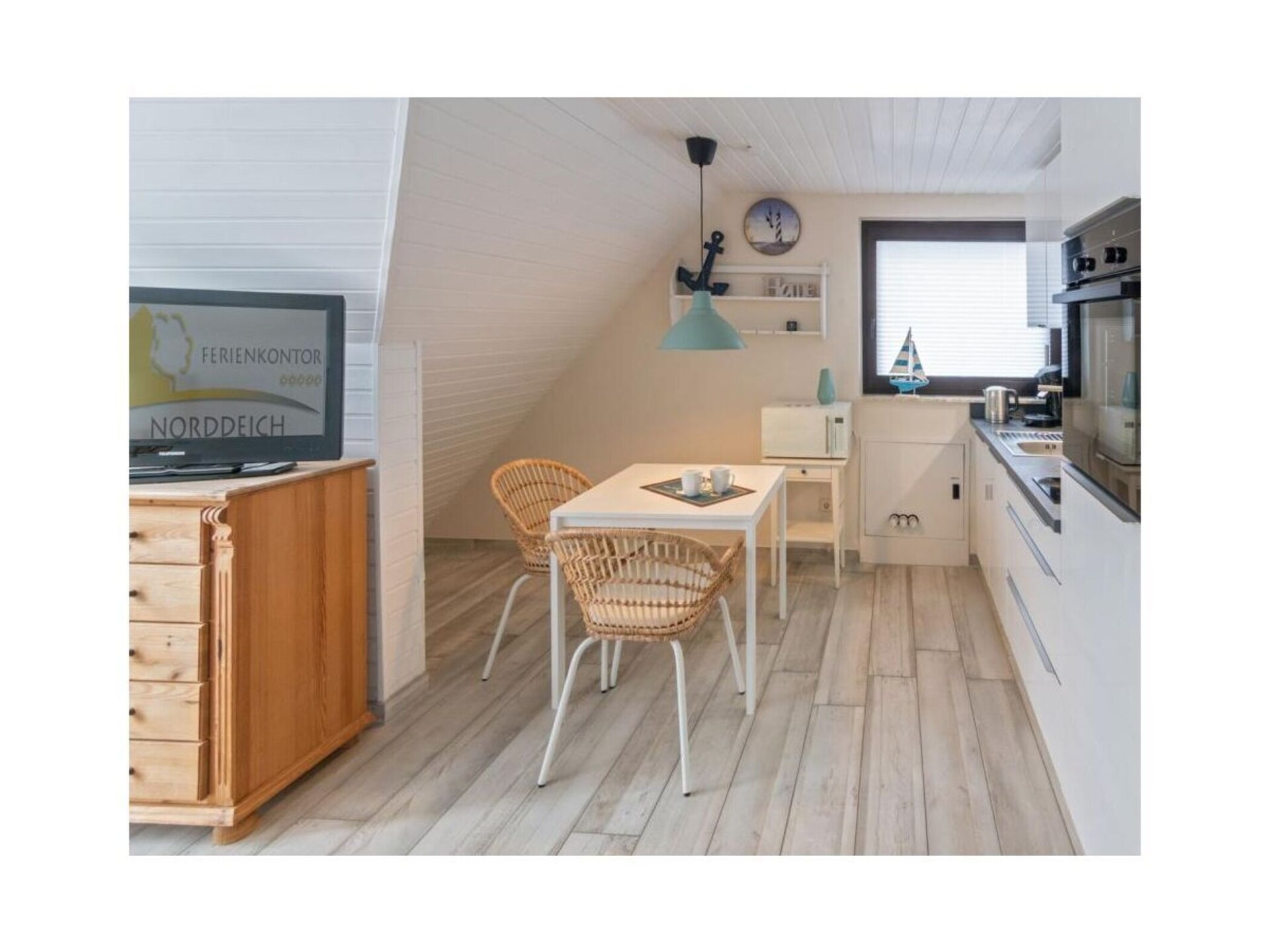 Licht appartement met balkon op loopafstand van de dijk in Norddeich - foto 7