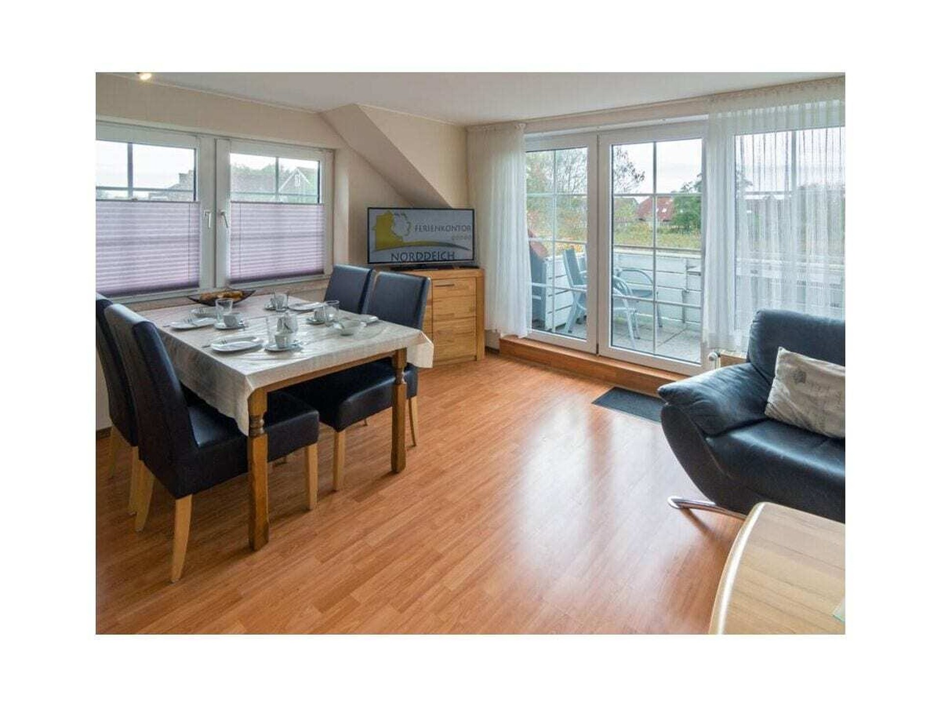 Licht appartement met balkon op loopafstand van strand Norddeich - foto 6