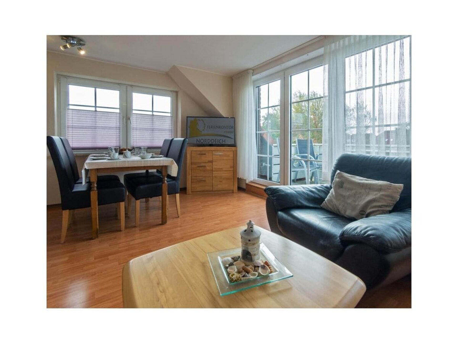 Licht appartement met balkon op loopafstand van strand Norddeich - foto 4