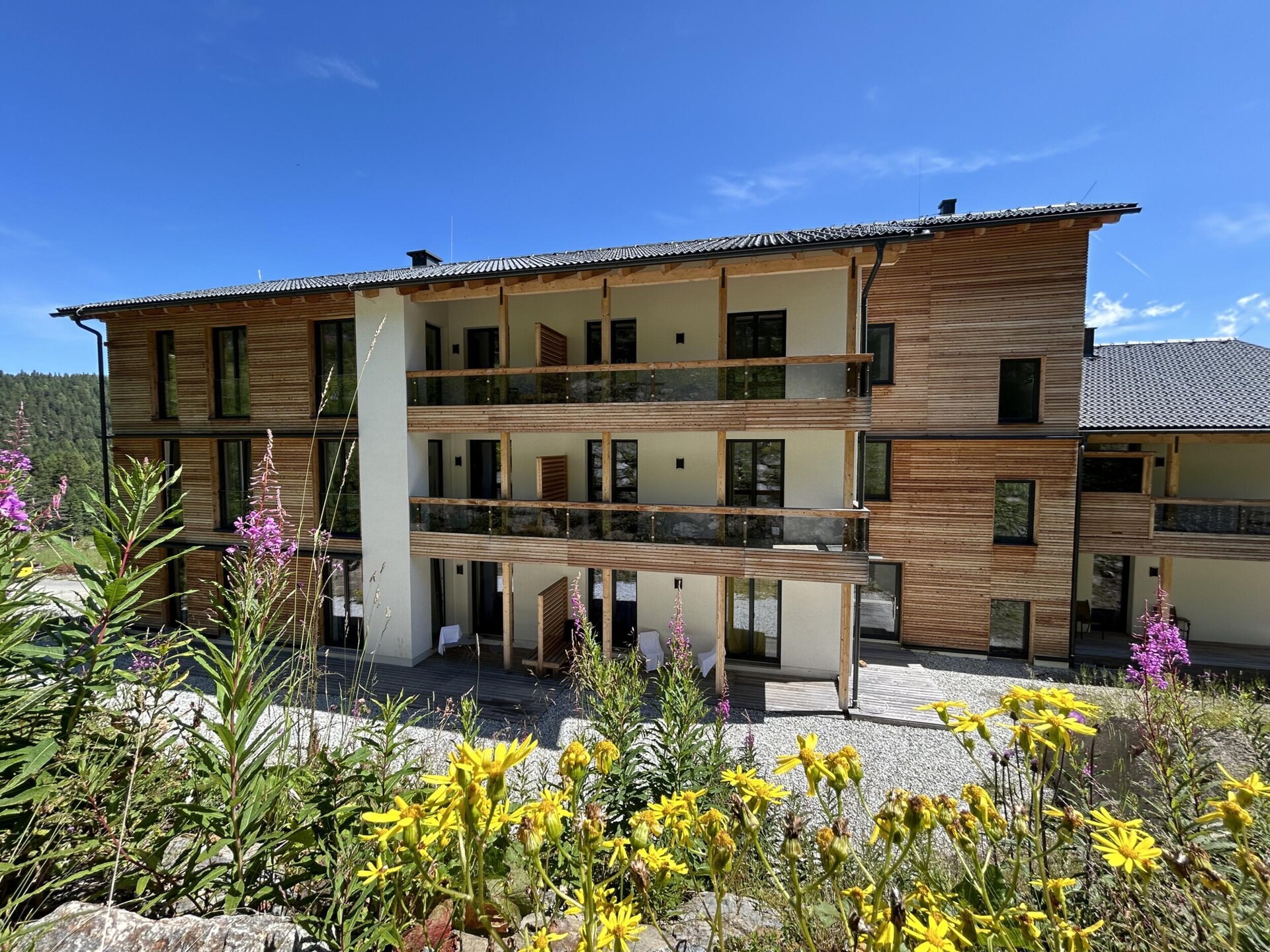 Knus appartement voor 4 op 1800m hoogte in Turracher Höhe - foto 1