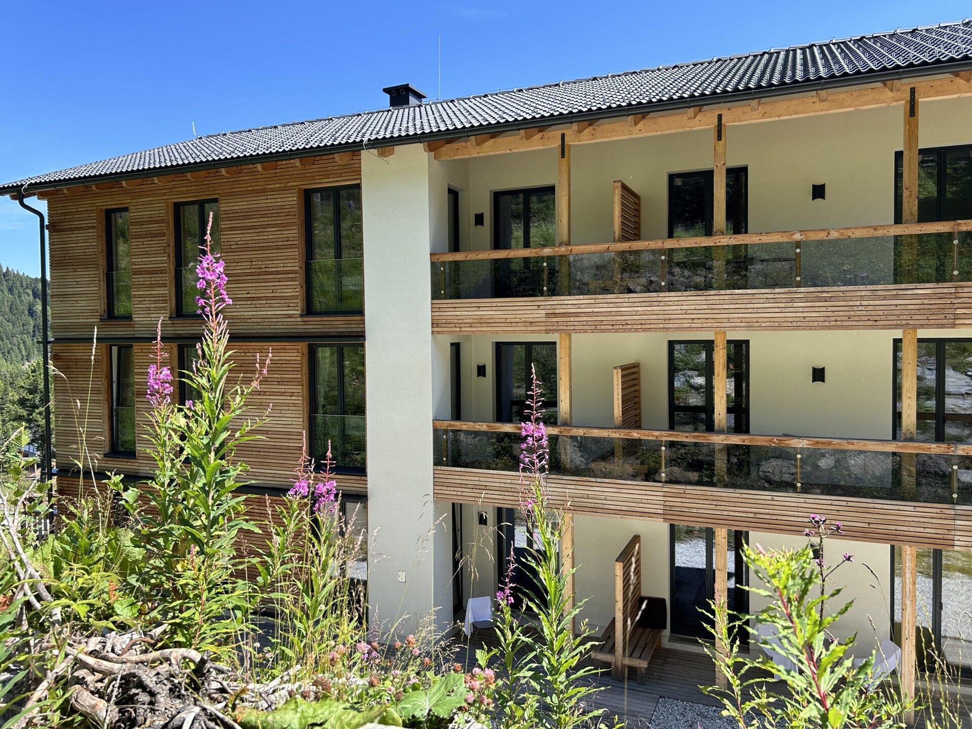 Knus appartement voor 4 op 1800m hoogte in Turracher Höhe - foto 7
