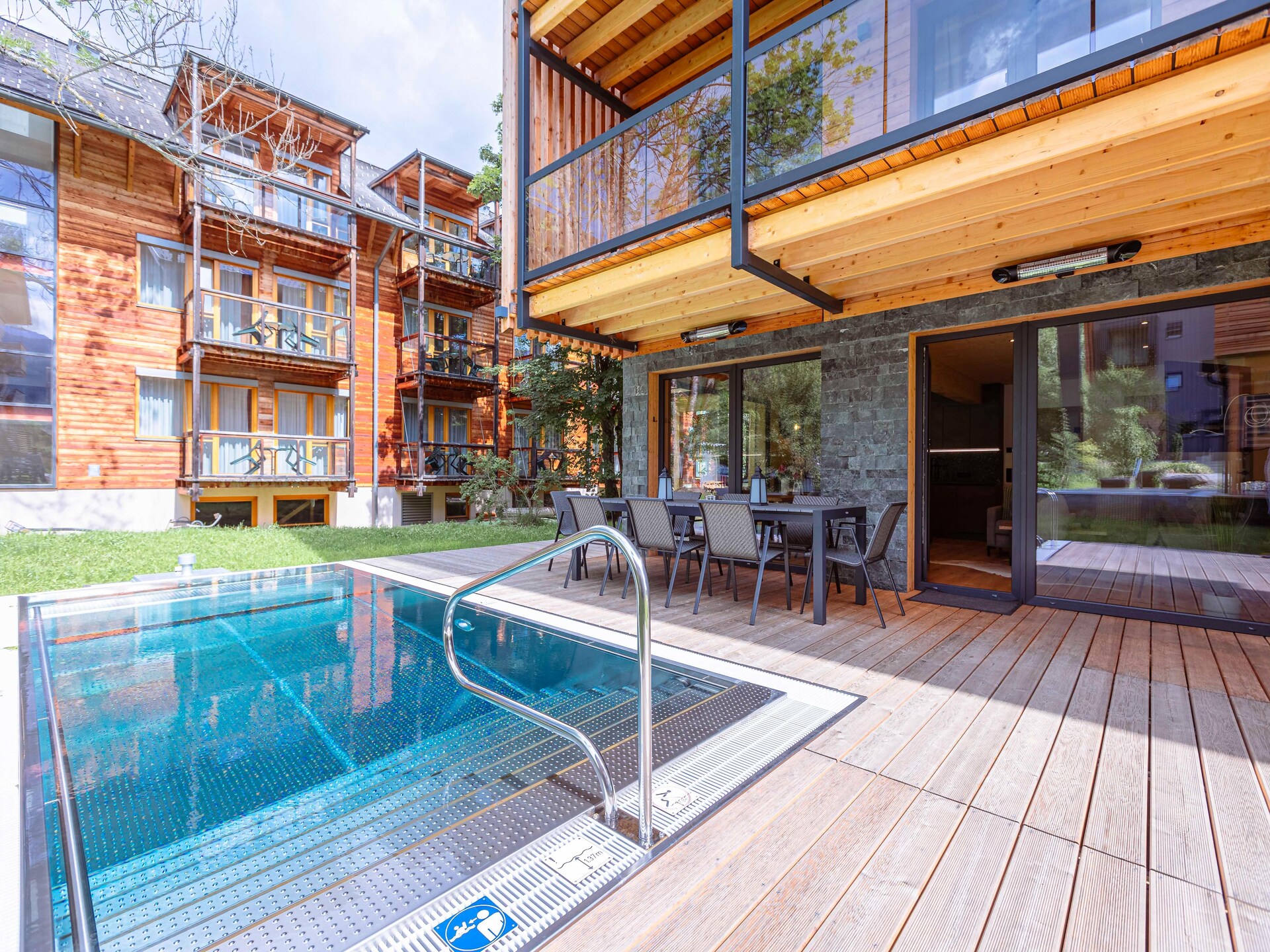 Exclusief 8-persoons appartement met privé-spa en sauna vlakbij de skilift - foto 1