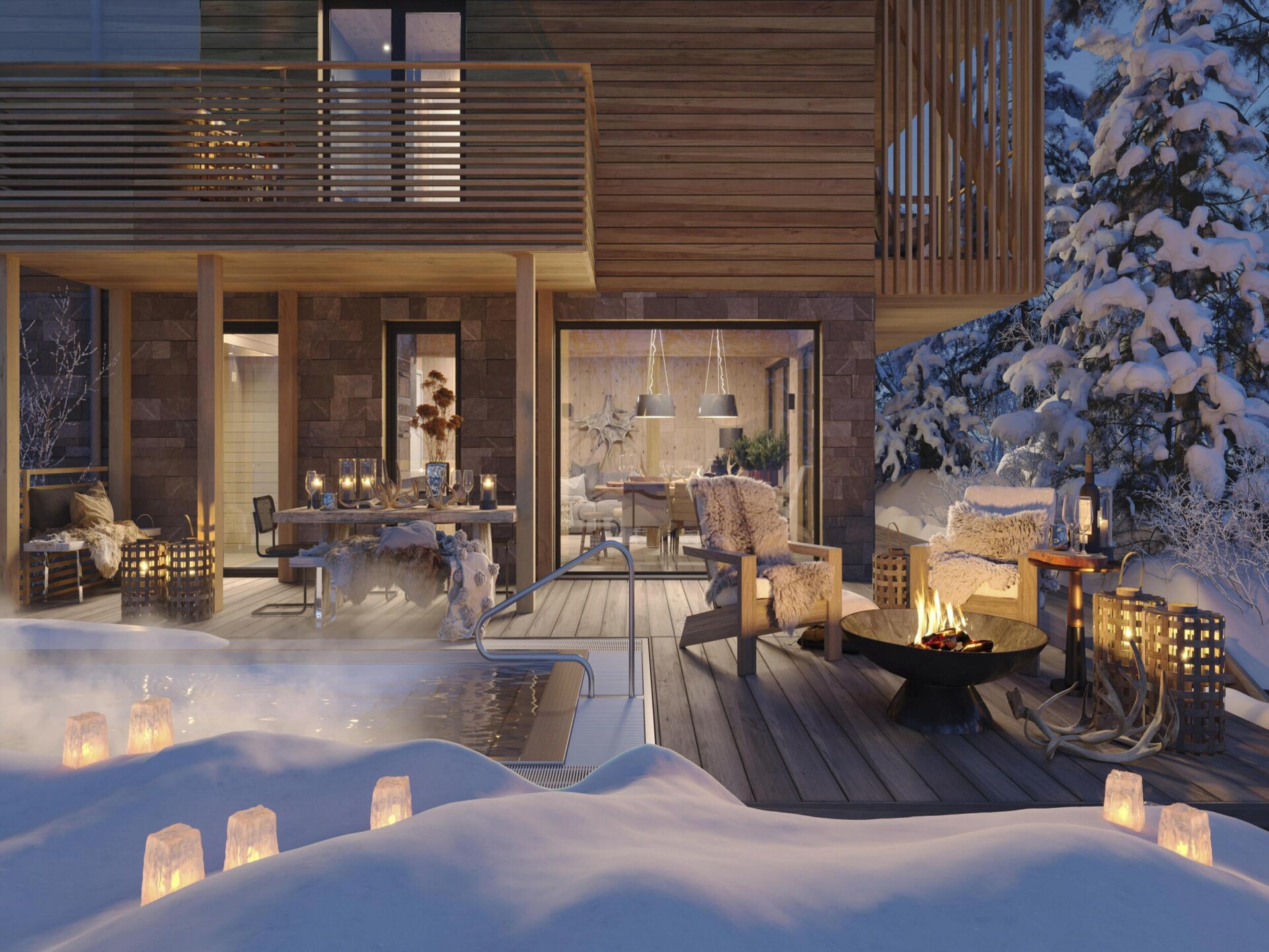 Luxe 8-persoons appartement met privé spa & zwembad bij de Kreischberg - foto 36