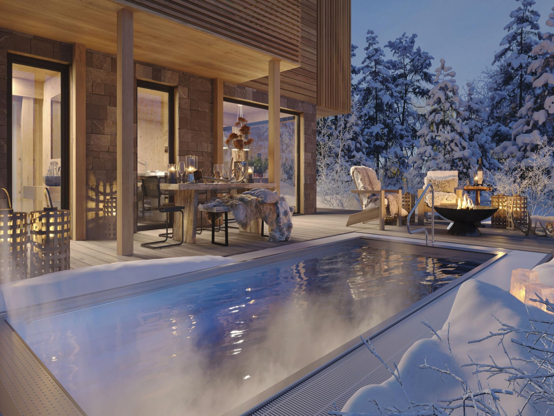 Luxe 8-persoons appartement met privé spa & zwembad bij de Kreischberg - foto 23