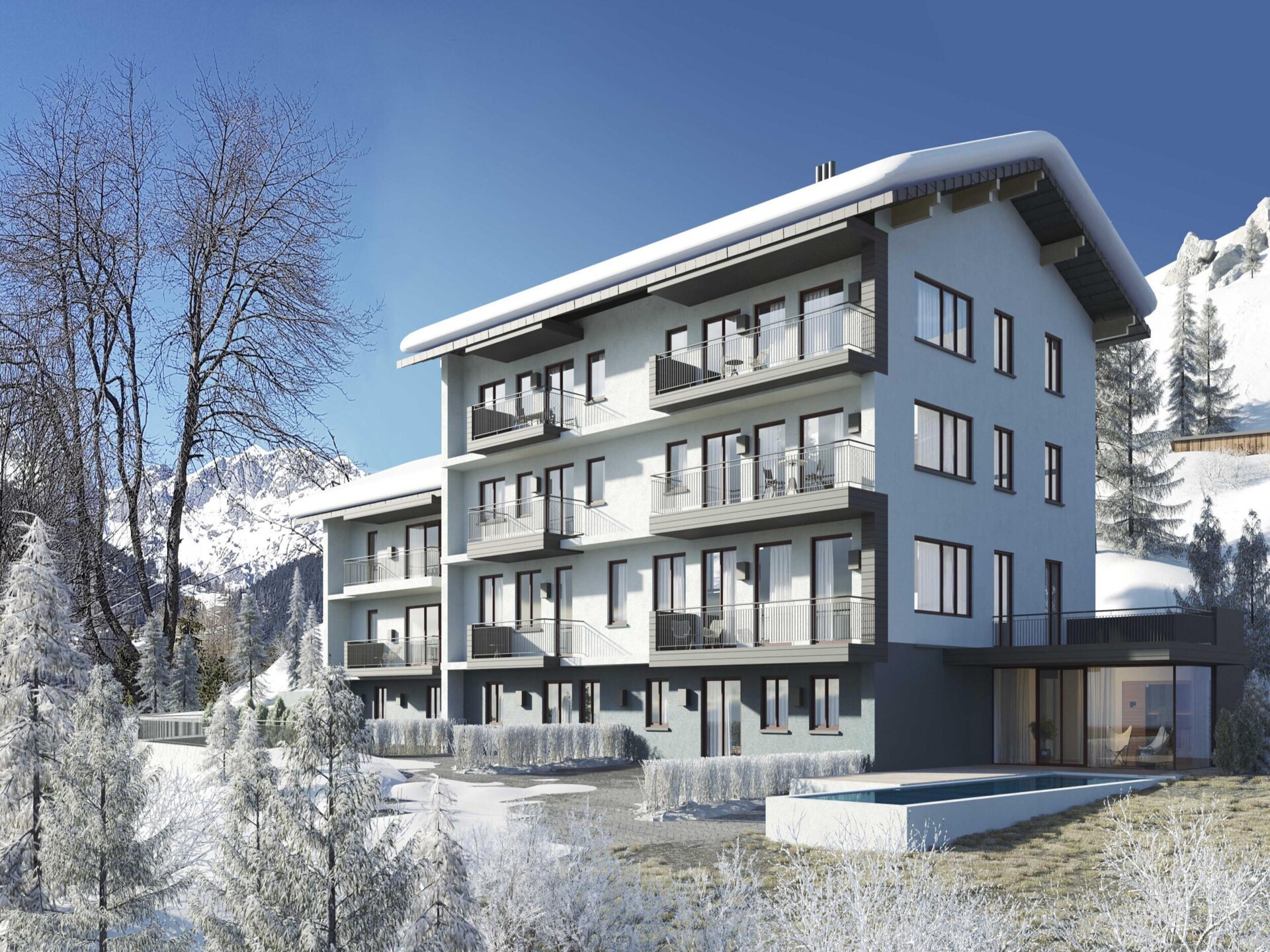Modern appartement aan de golfbaan met bergzicht en wellness in St. Martin - foto 30