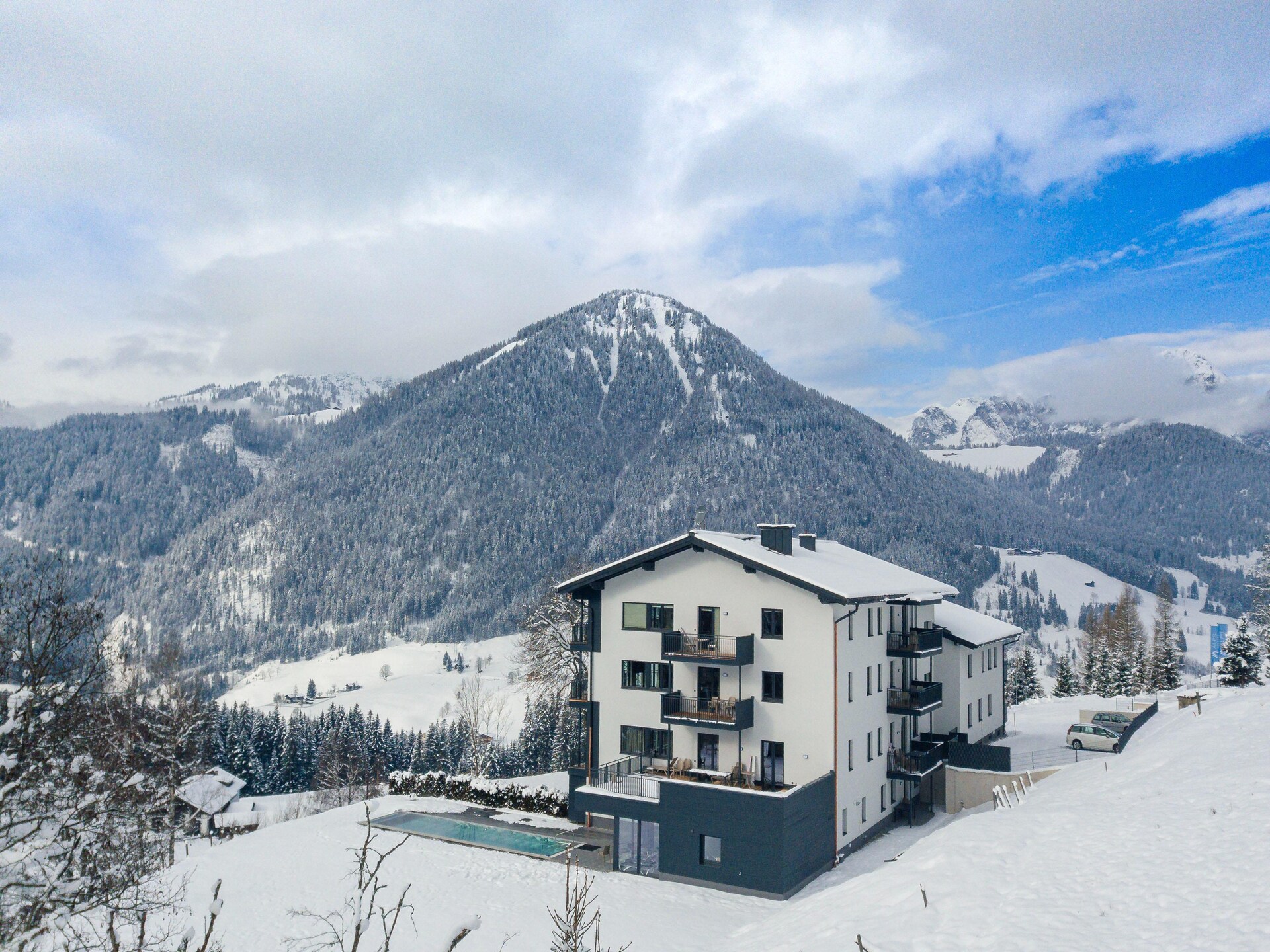 Modern appartement aan de golfbaan met bergzicht en wellness in St. Martin - foto 31