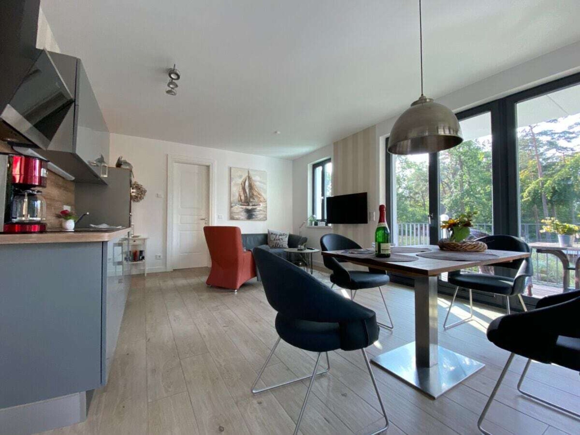Strandvilla Andrea – Modern appartement met balkon op 80 meter van het strand - foto 14