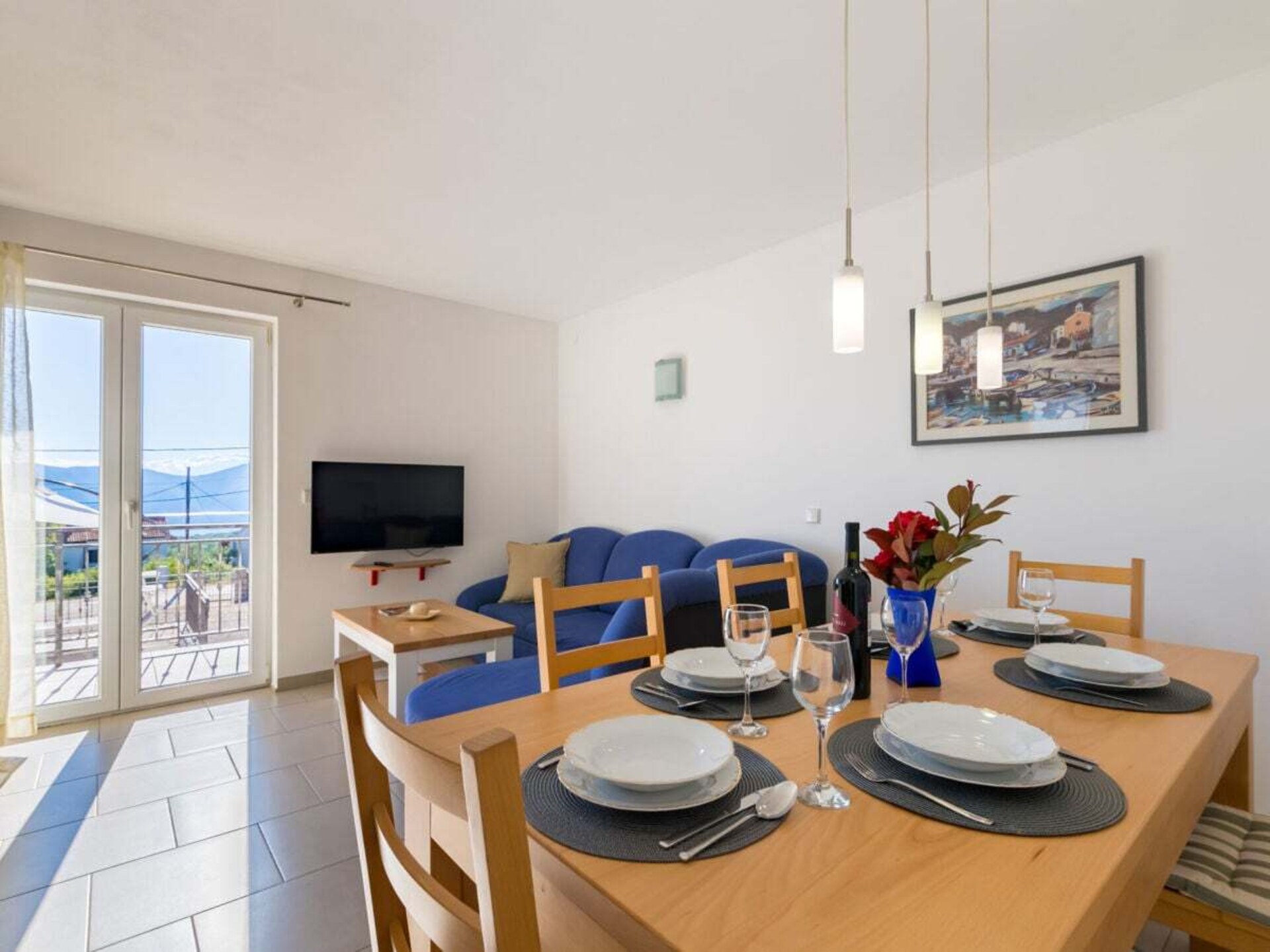 Ruim vakantiehuis met privézwembad en zeezicht bij Krk voor 8 personen - foto 20