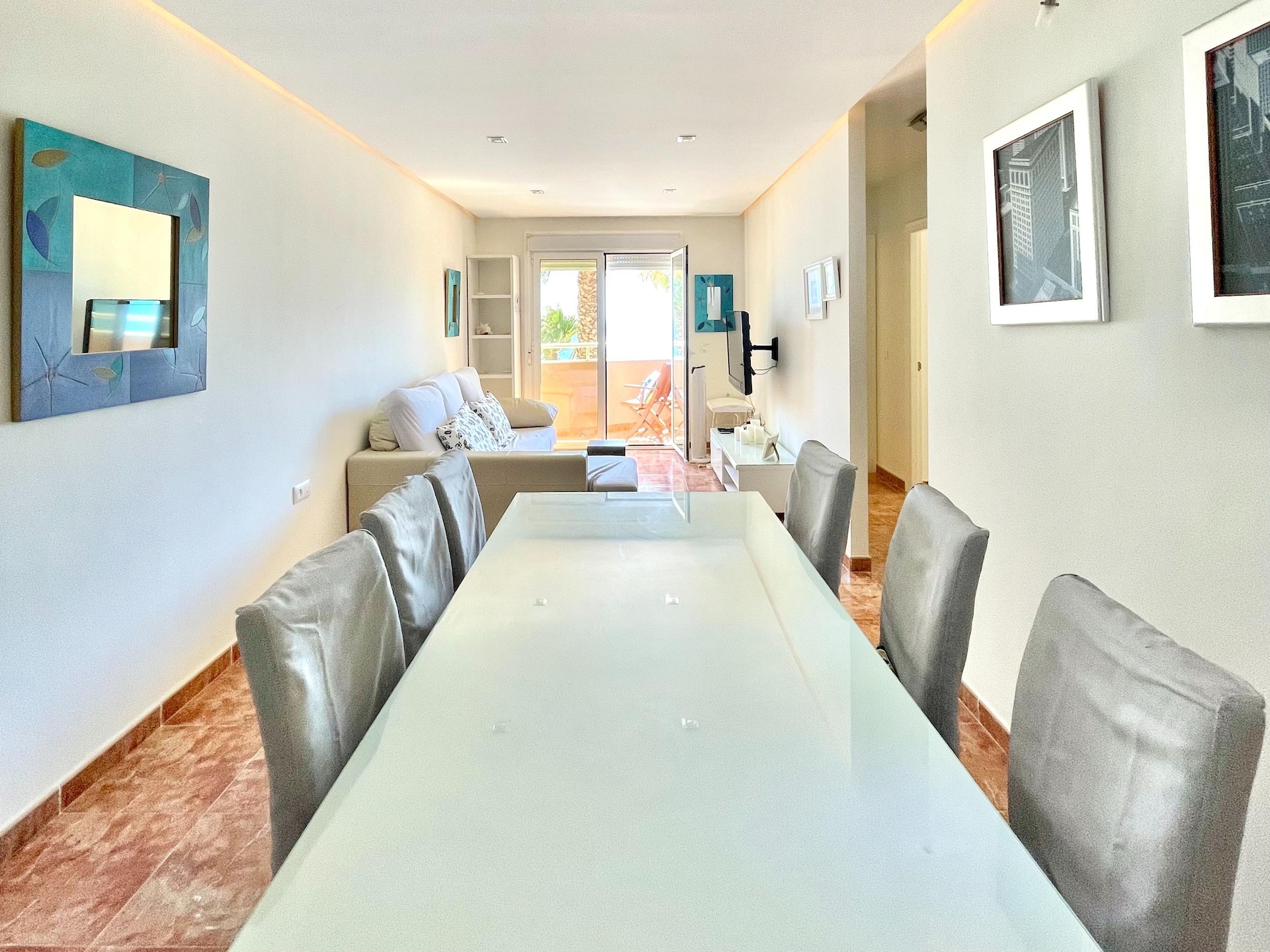 Golfbaan op 650m: Ruim appartement voor 6 personen in Roquetas de Mar - foto 13