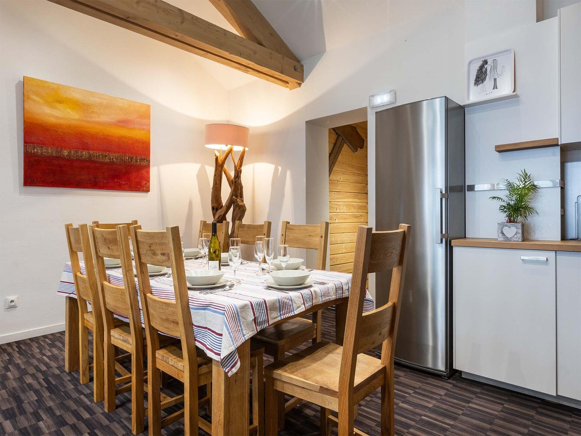 Gerenoveerd 14-persoons appartement met spa en uitzicht op de Vanoise - foto 15