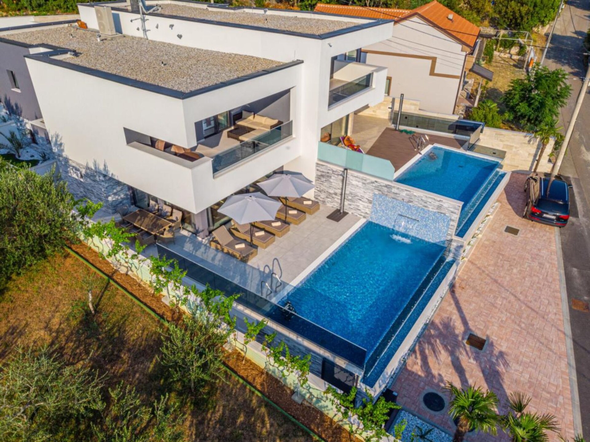 Lorena Stylish Sea View Villa – Luxe 4-slaapkamervilla met privézwembad in Crikvenica - foto 14