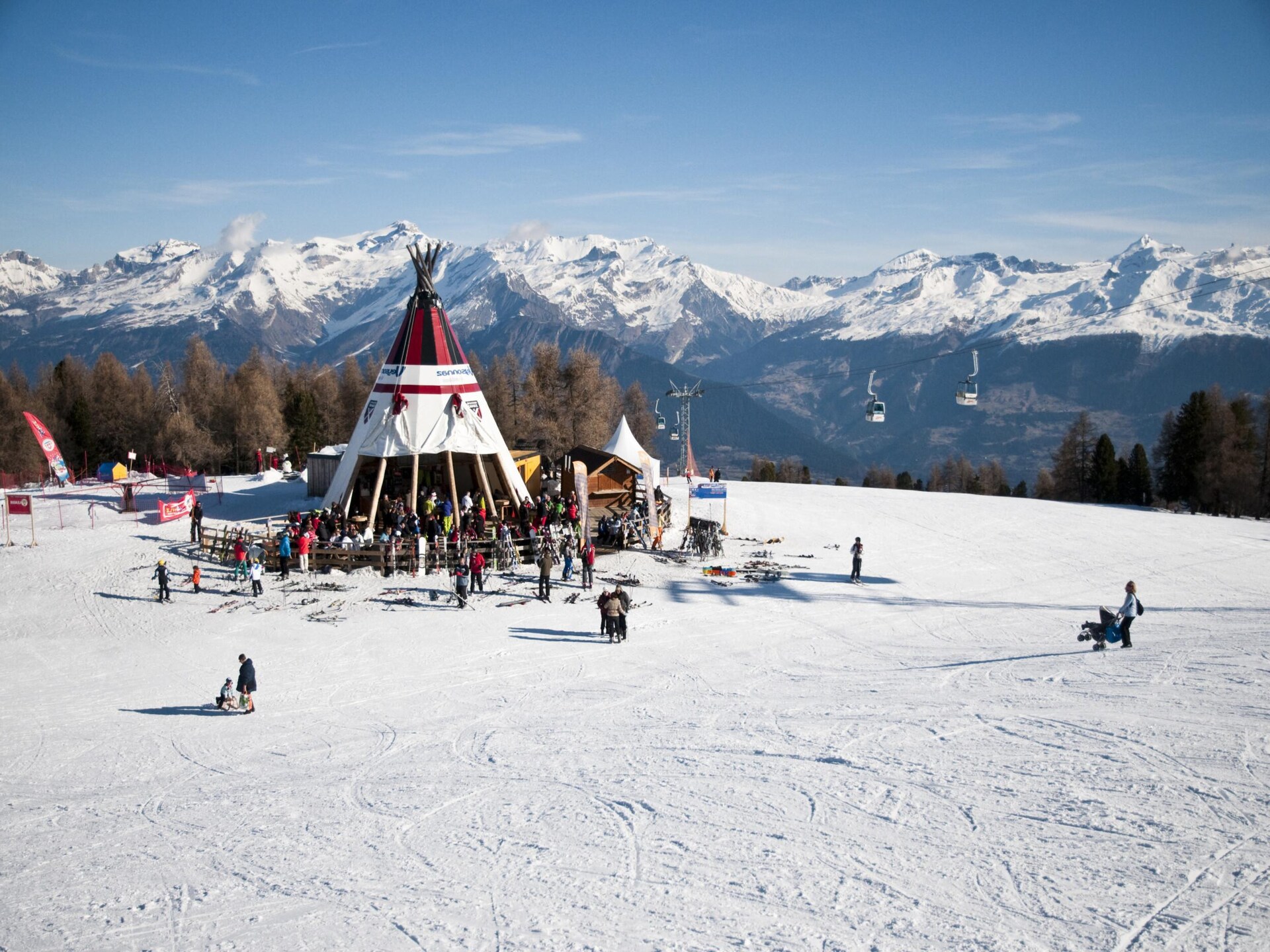 Pleasant studio voor 4 aan de skipiste in Wali, Wallis - foto 20