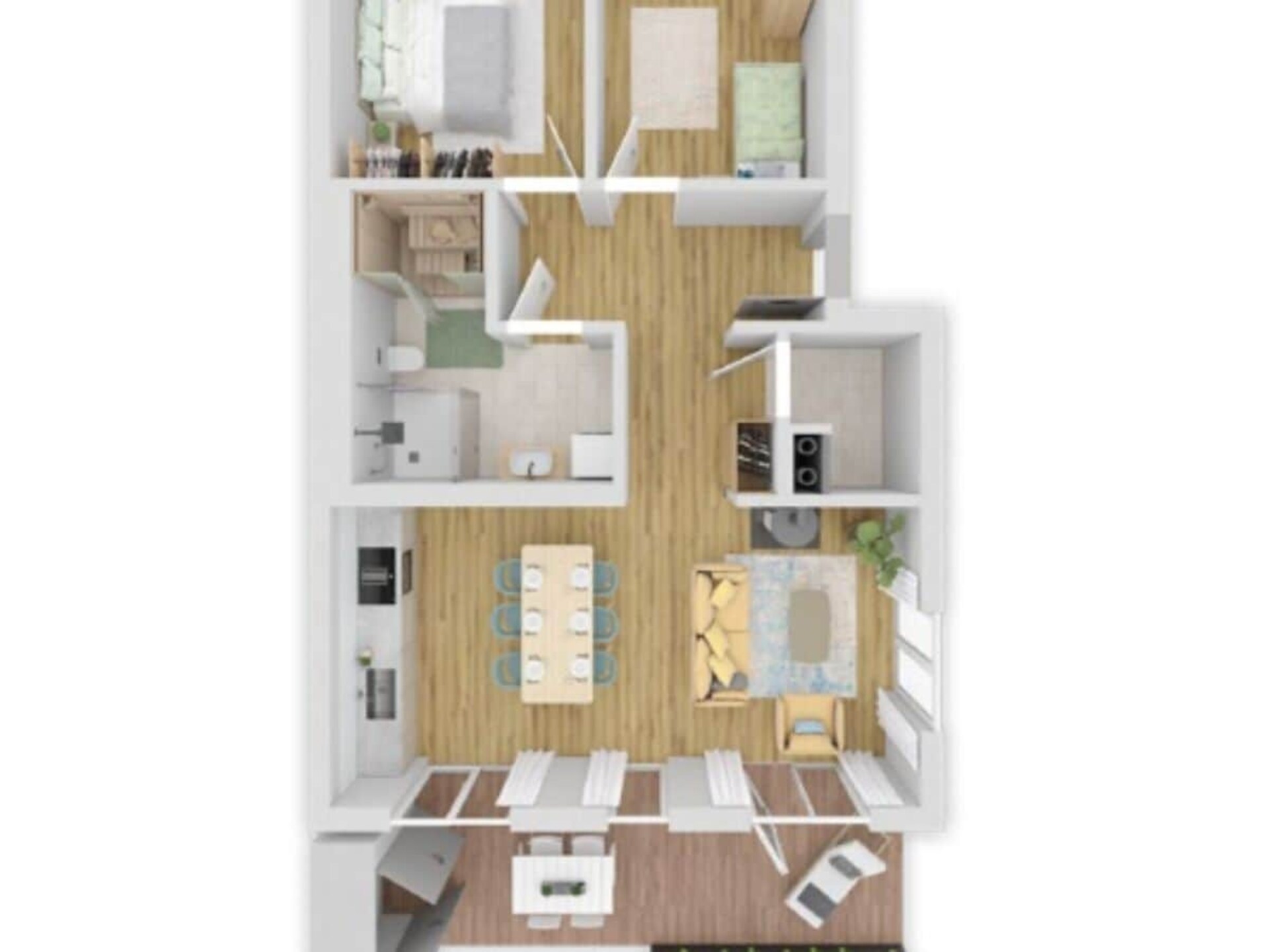 Licht appartement aan de Oostzee met sauna, terras en panoramisch uitzicht - foto 23