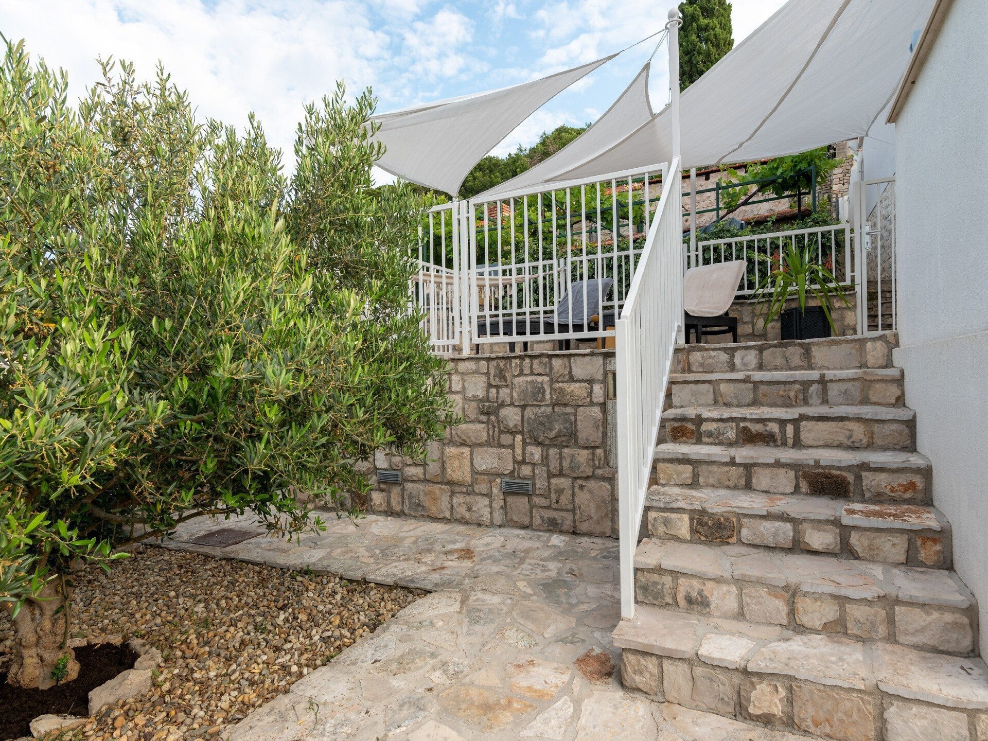 Vakantiehuis Lea: terras met zeezicht in de baai van Maslinica - foto 41
