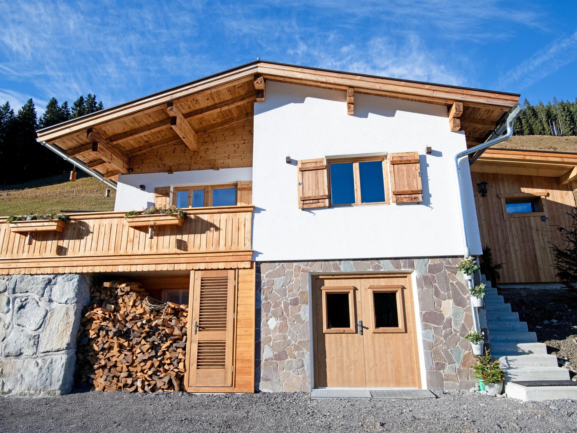 Vrijstaande berghut in Fügenberg met buitensauna en uitzicht op de Alpen - foto 7