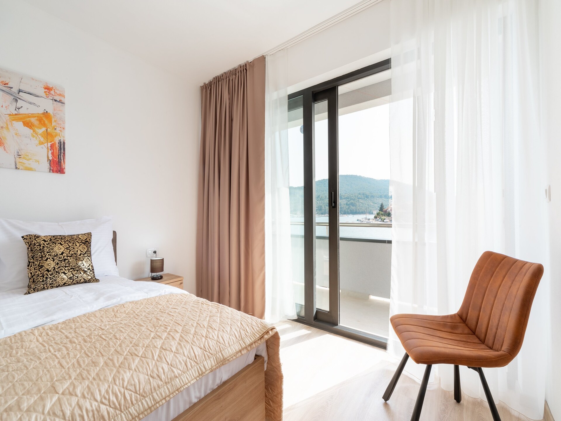 Appartement aan zee met terras en uitzicht op Vela Luka, Korčula - foto 7