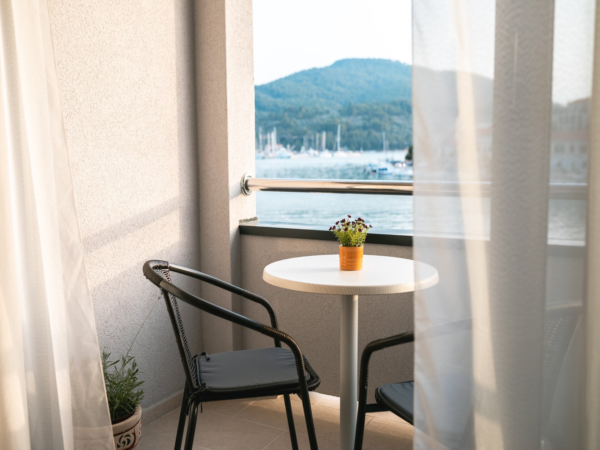 Superior Twin Room met balkon en zeezicht in Vela Luka, Korčula - foto 13