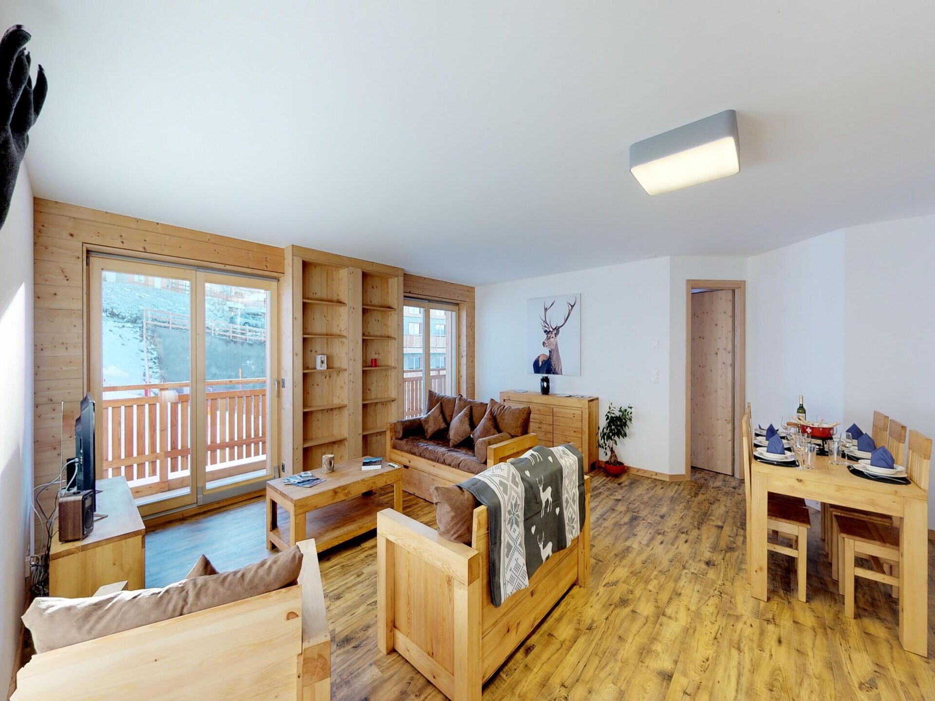 Luxueus ski-in/ski-out appartement voor 8 personen in Wallis, Zwitserland - foto 10