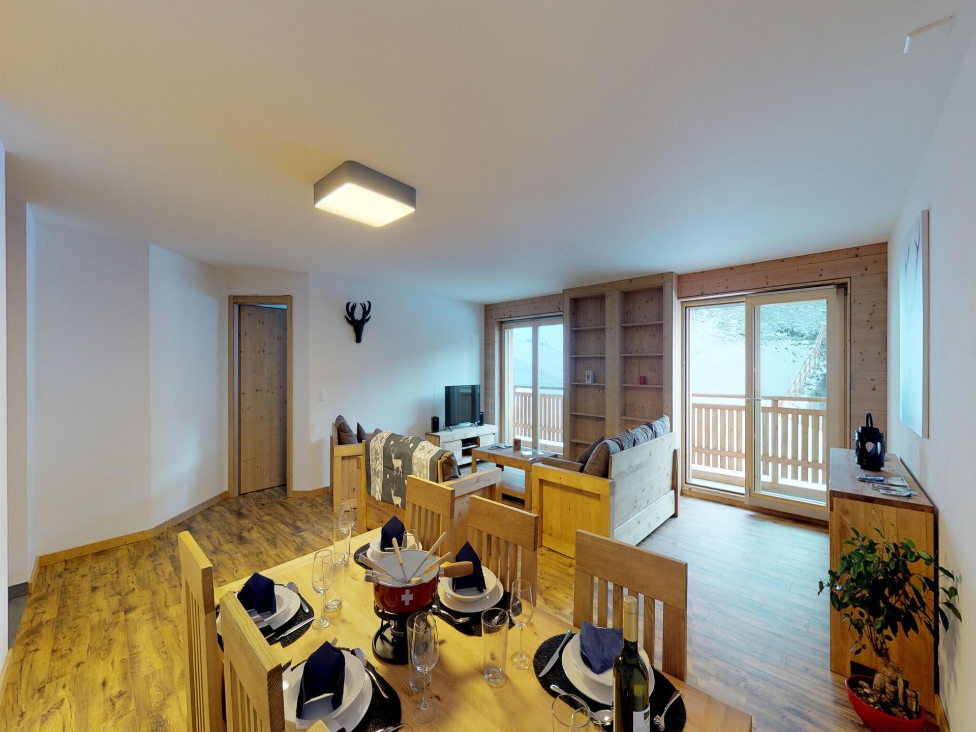 Luxueus ski-in/ski-out appartement voor 8 personen in Wallis, Zwitserland - foto 16