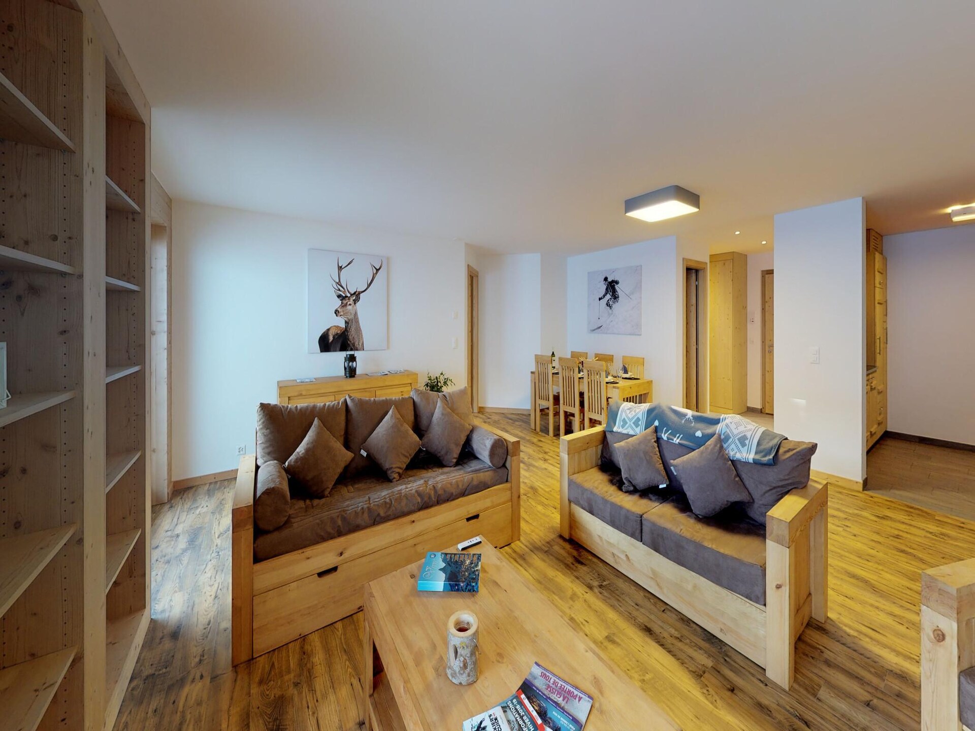 Luxueus ski-in/ski-out appartement voor 8 personen in Wallis, Zwitserland - foto 11