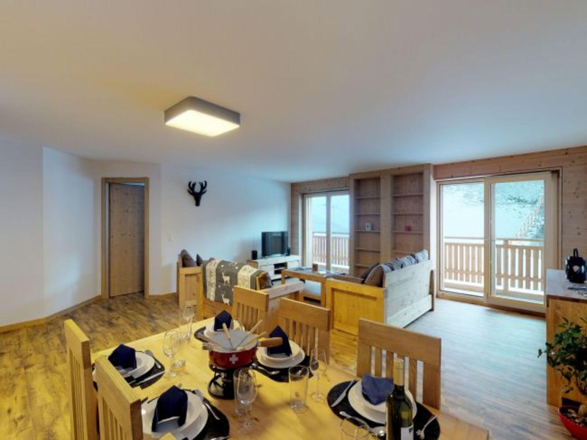 Luxueus ski-in/ski-out appartement voor 8 personen in Wallis, Zwitserland - foto 13