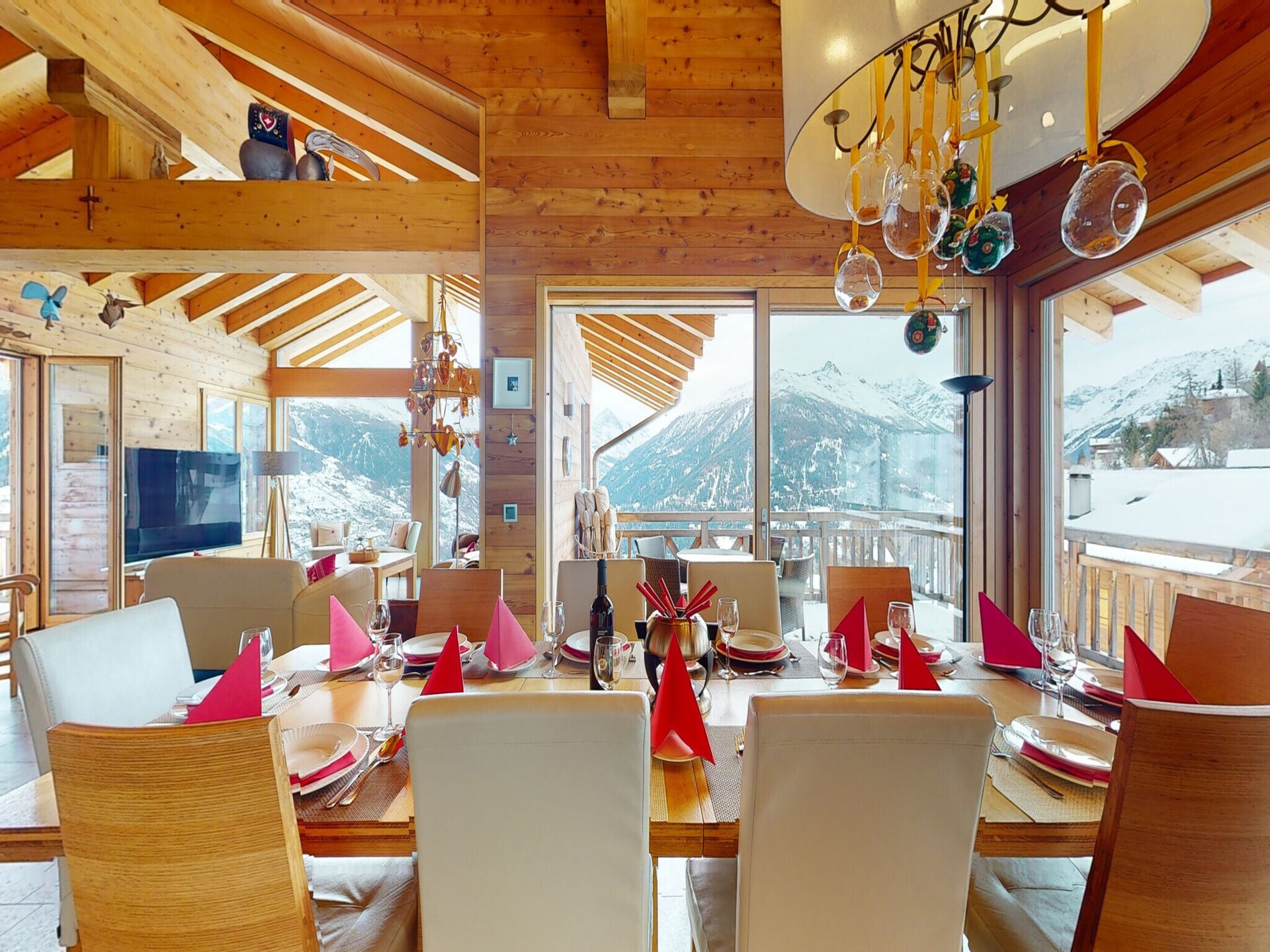 Luxe 5-sterren chalet met jacuzzi en sauna voor 12 personen in Hérémence - foto 10