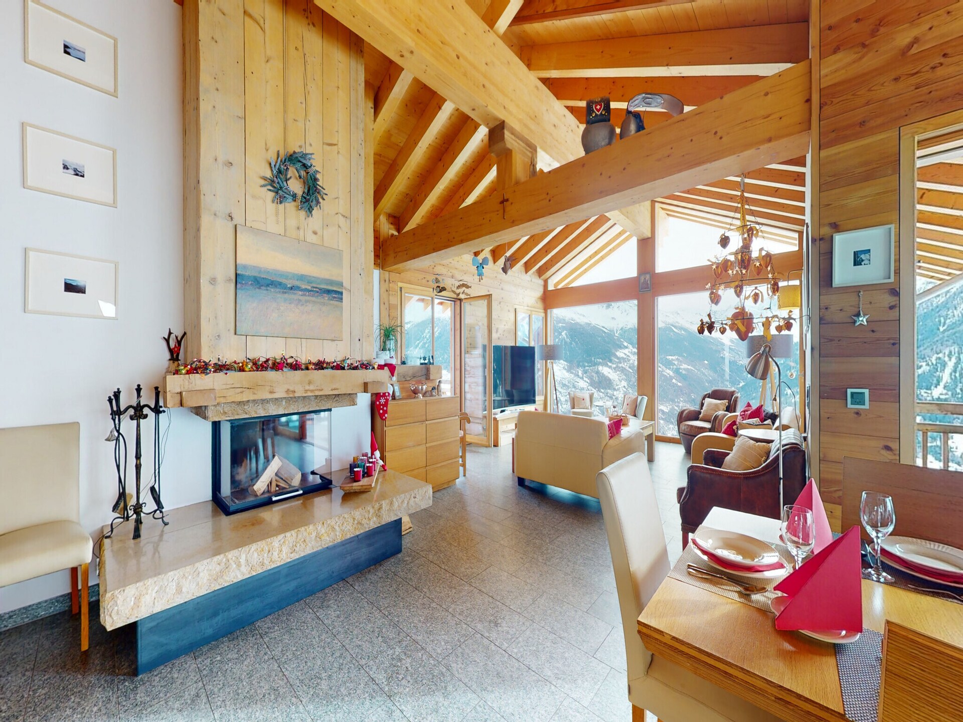 Luxe 5-sterren chalet met jacuzzi en sauna voor 12 personen in Hérémence - foto 6