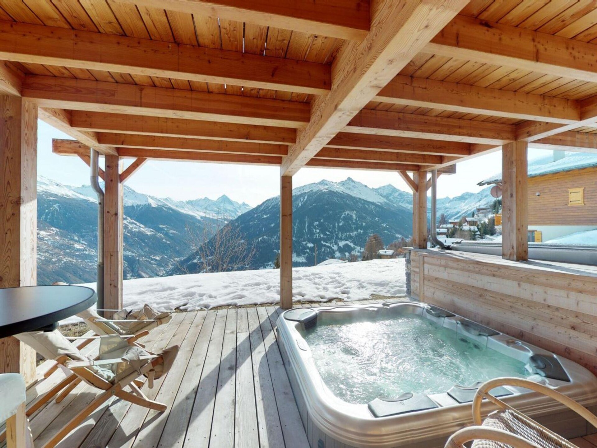 Luxe 5-sterren chalet met jacuzzi en sauna voor 12 personen in Hérémence - foto 27