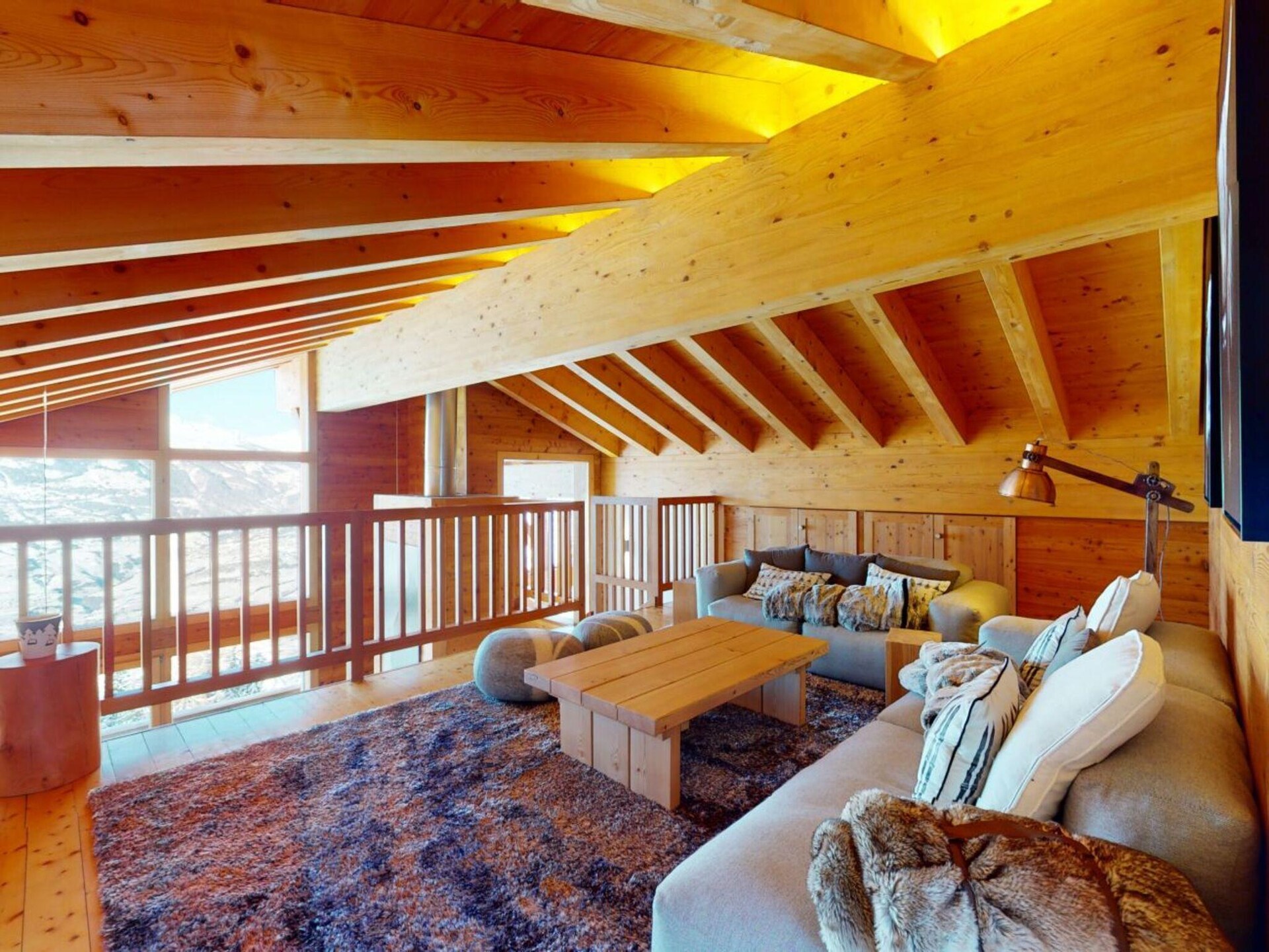 Luxe chalet voor 16 personen met sauna direct aan de skipiste in Wallis - foto 8