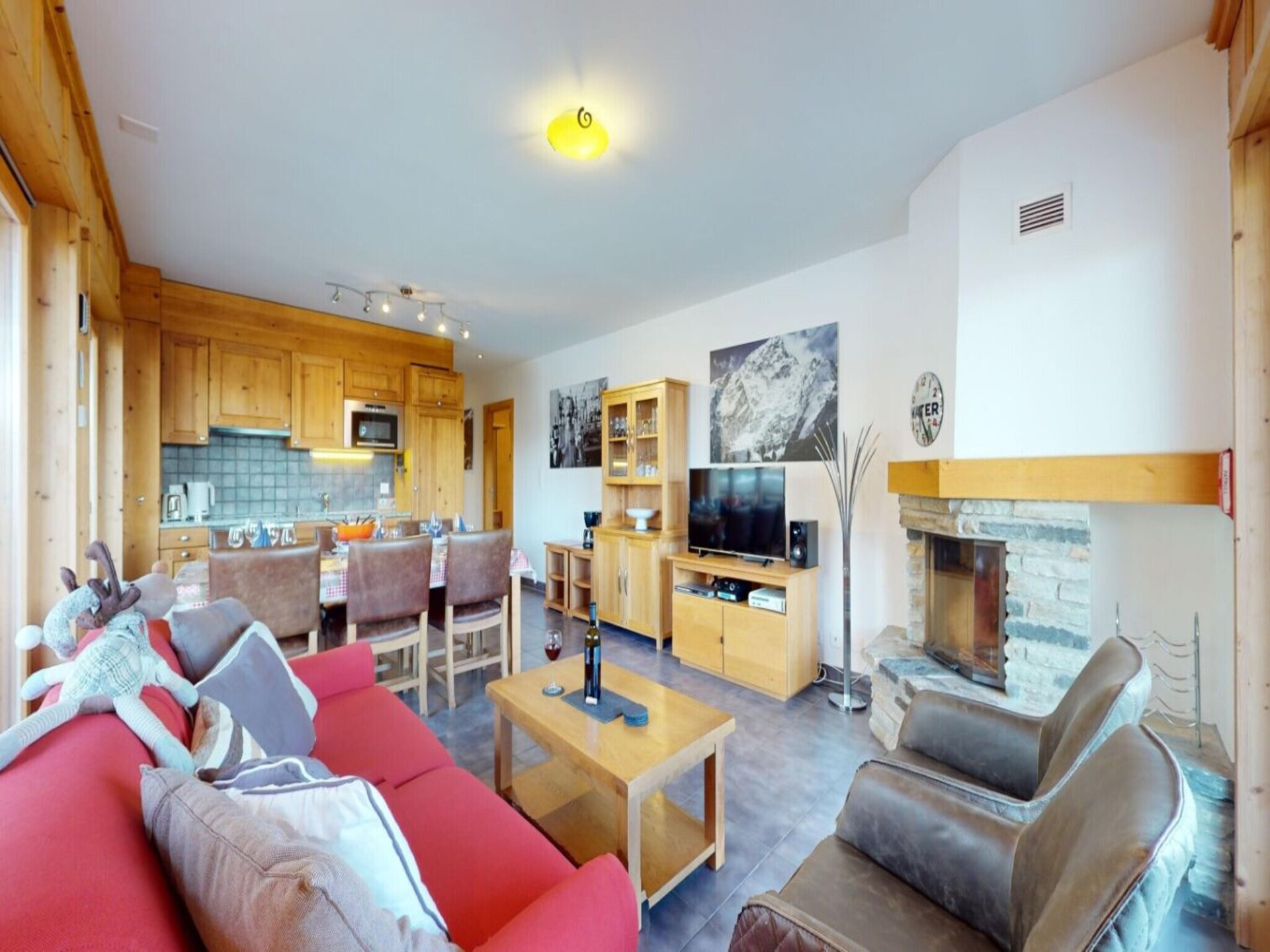 Ski-in, ski-out appartement met sauna voor 6 personen in Veysonnaz - foto 3