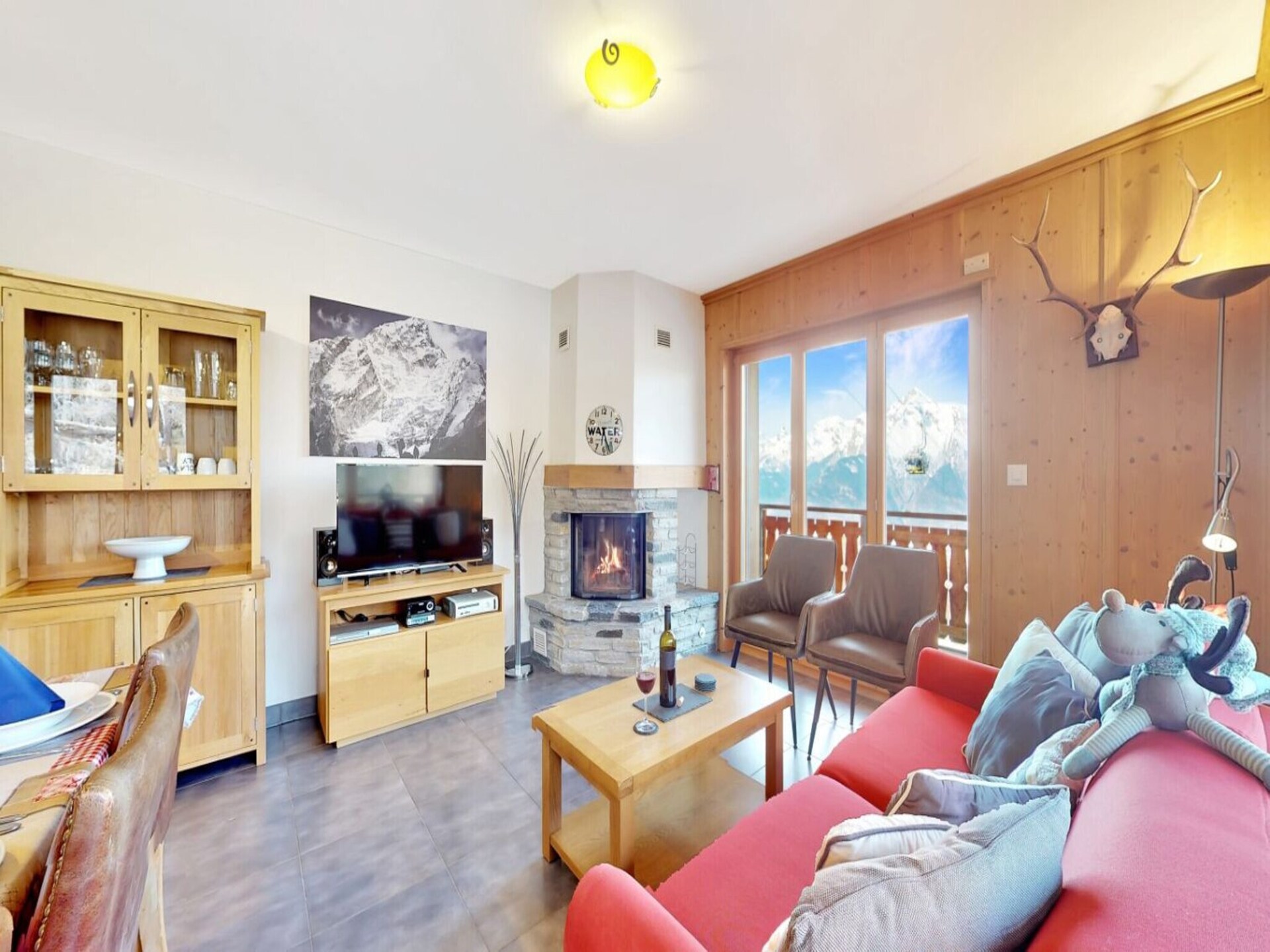 Ski-in, ski-out appartement met sauna voor 6 personen in Veysonnaz - foto 4