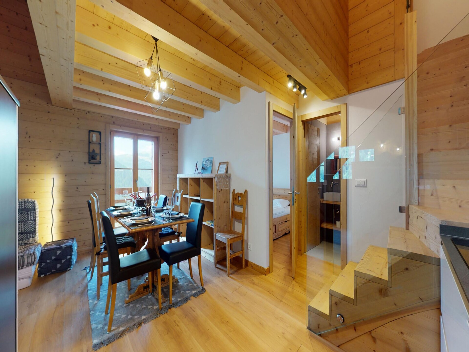 Piste-appartement voor 6 in Wali, direct aan de Zwitserse skipiste - foto 8