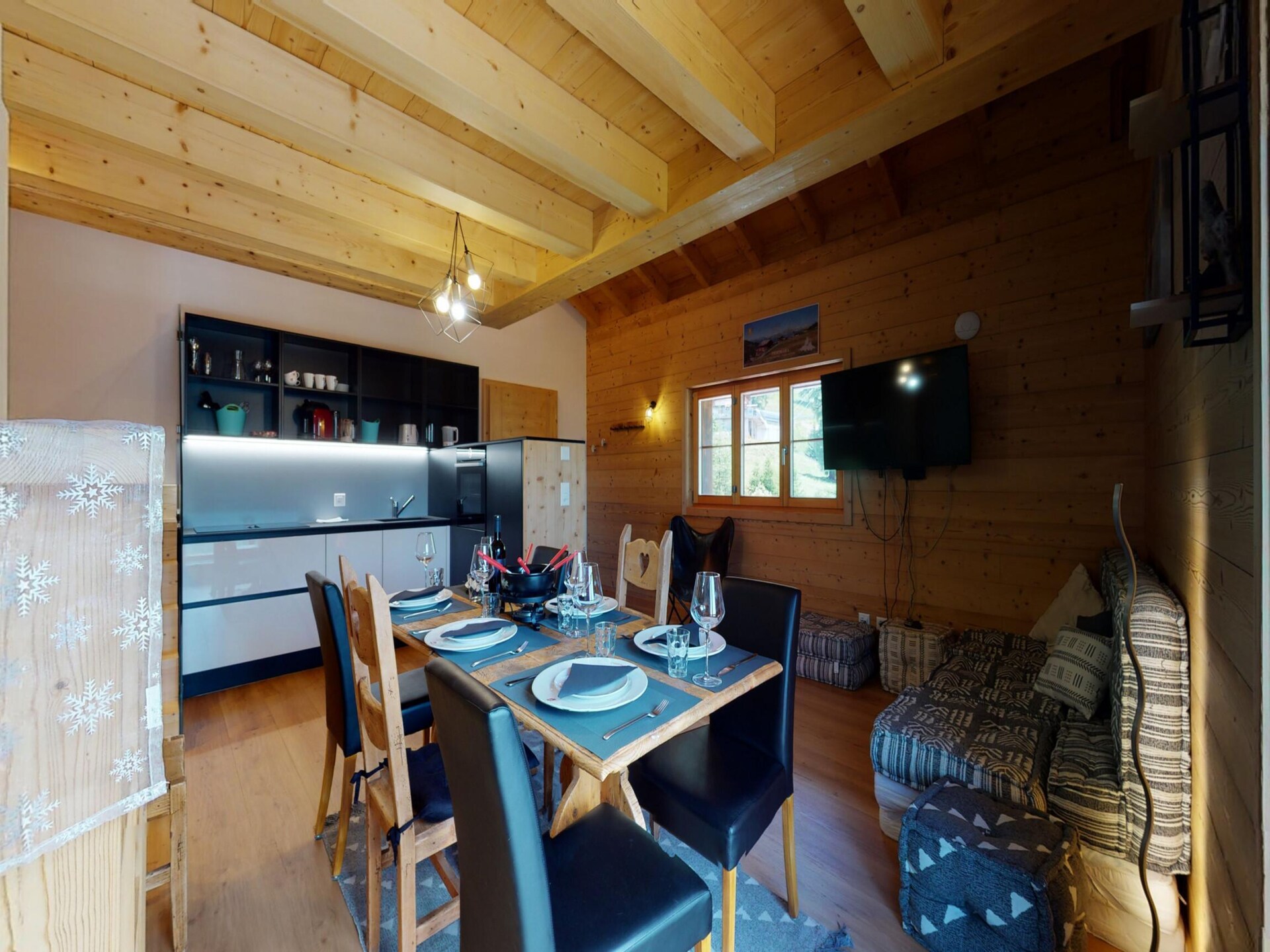 Piste-appartement voor 6 in Wali, direct aan de Zwitserse skipiste - foto 10