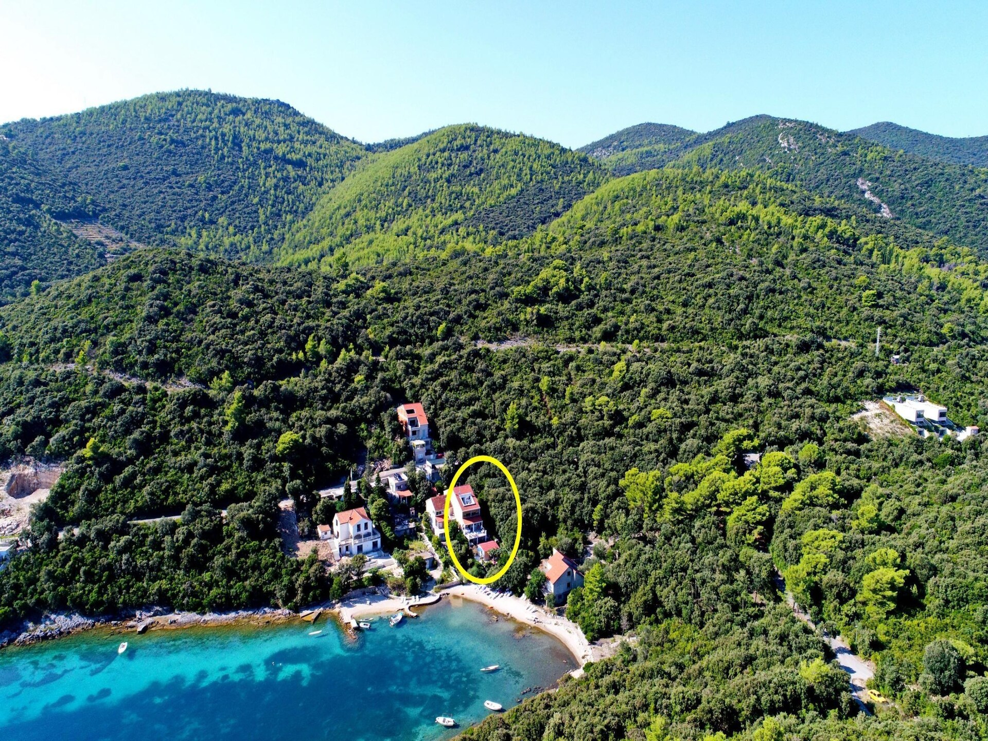 Direct aan de baai: appartement met terras en zeezicht in Korčula voor 4 personen - foto 13
