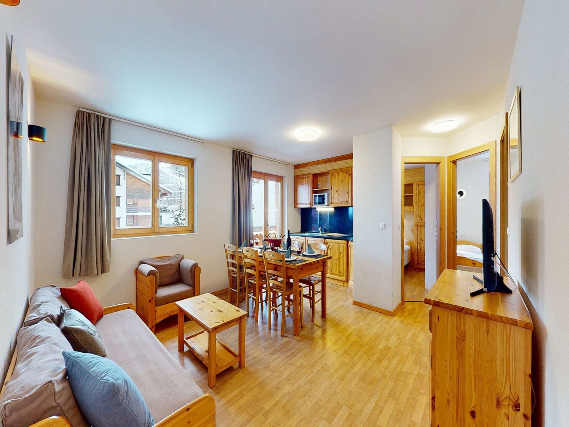 Appartement aan de skipiste in WALI – 6 personen, 57m² - foto 1
