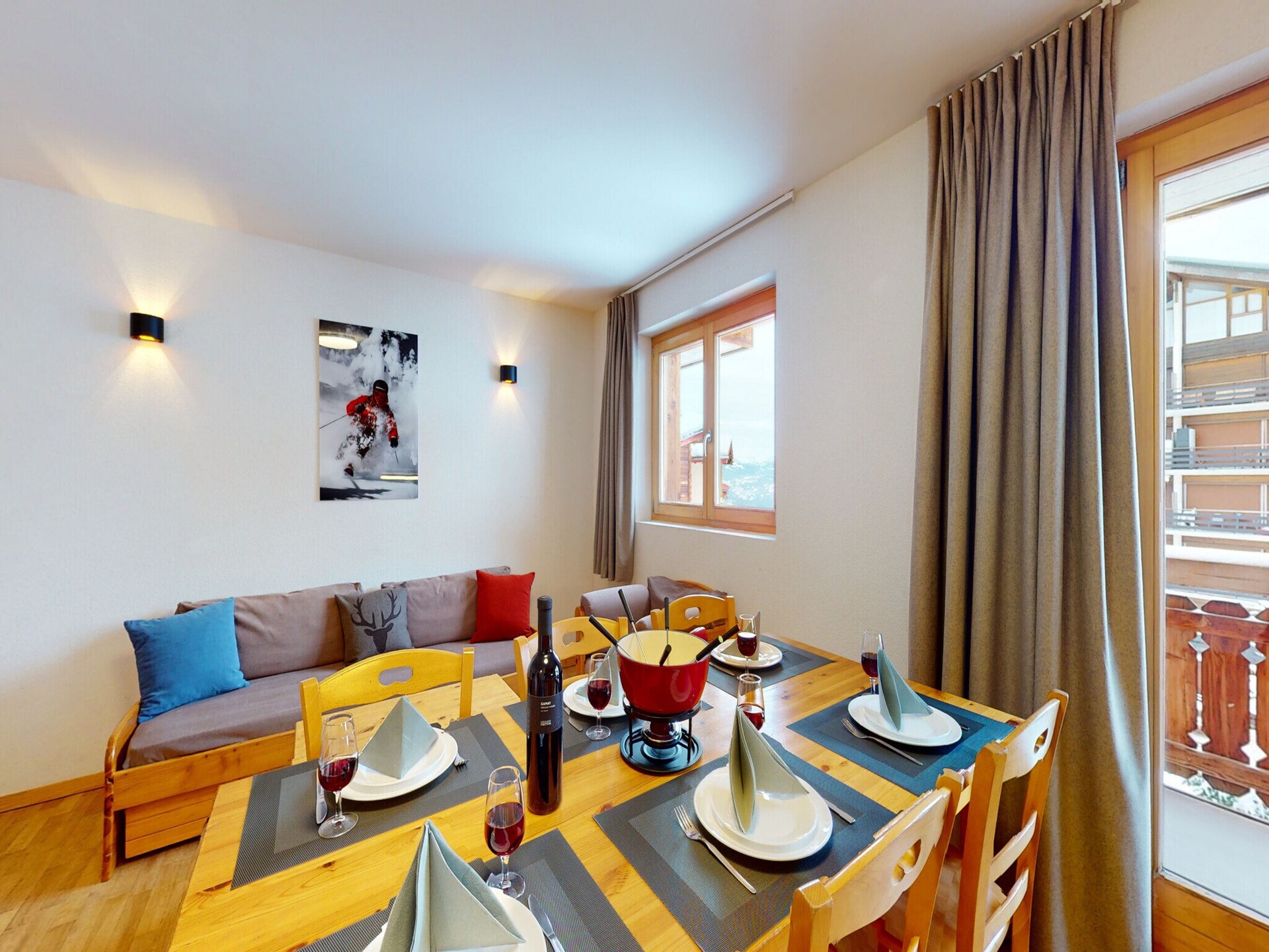 Appartement aan de skipiste in WALI – 6 personen, 57m² - foto 15