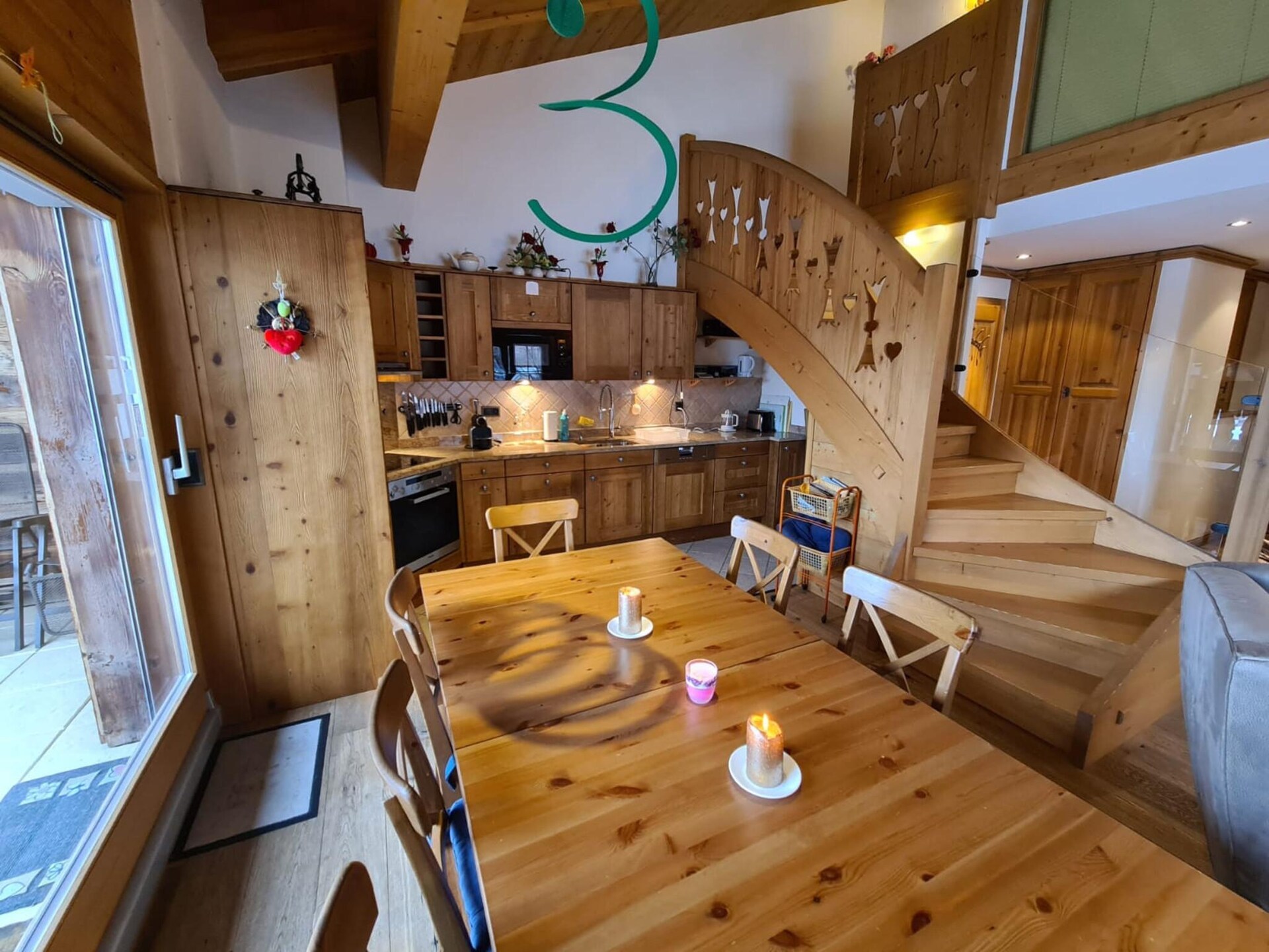 Ruim appartement voor 8 personen direct aan de skipiste in WALI - foto 8