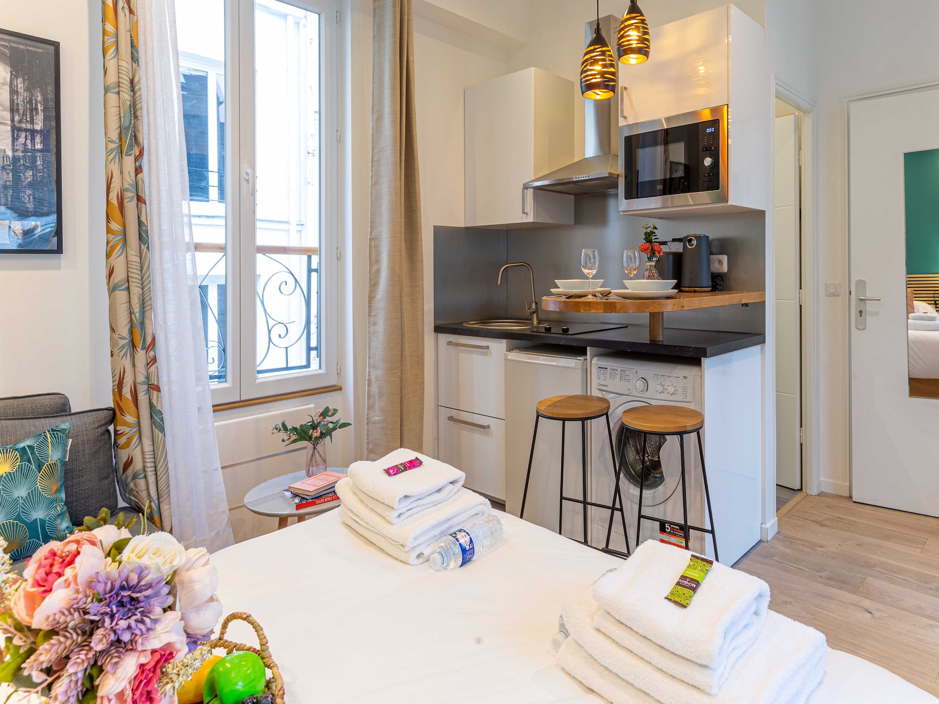 Lichte studio in historisch Sentier, Parijs 2e arrondissement - foto 2