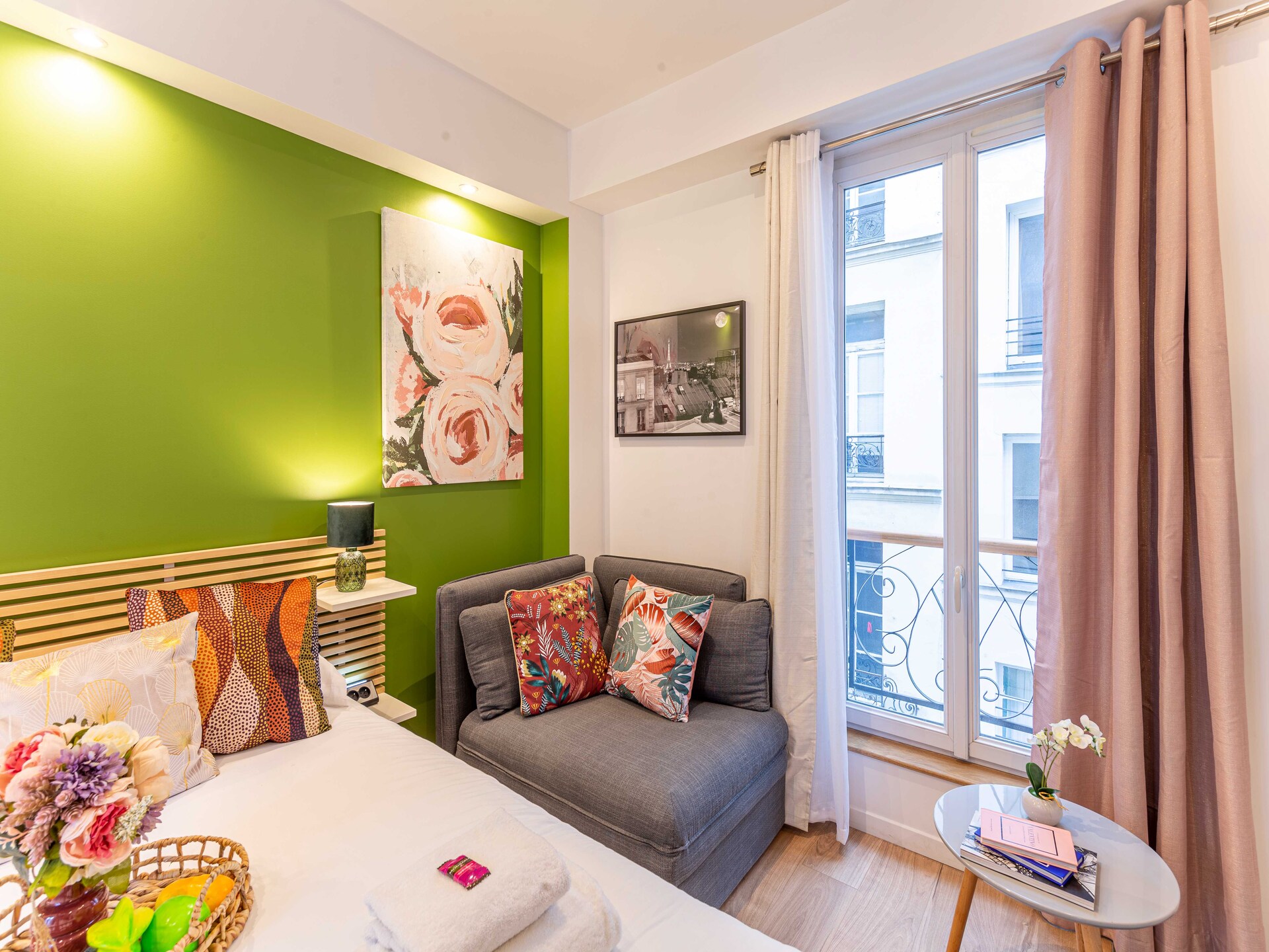 Romantisch studio-appartement in hartje Parijs, 2e arrondissement - foto 2