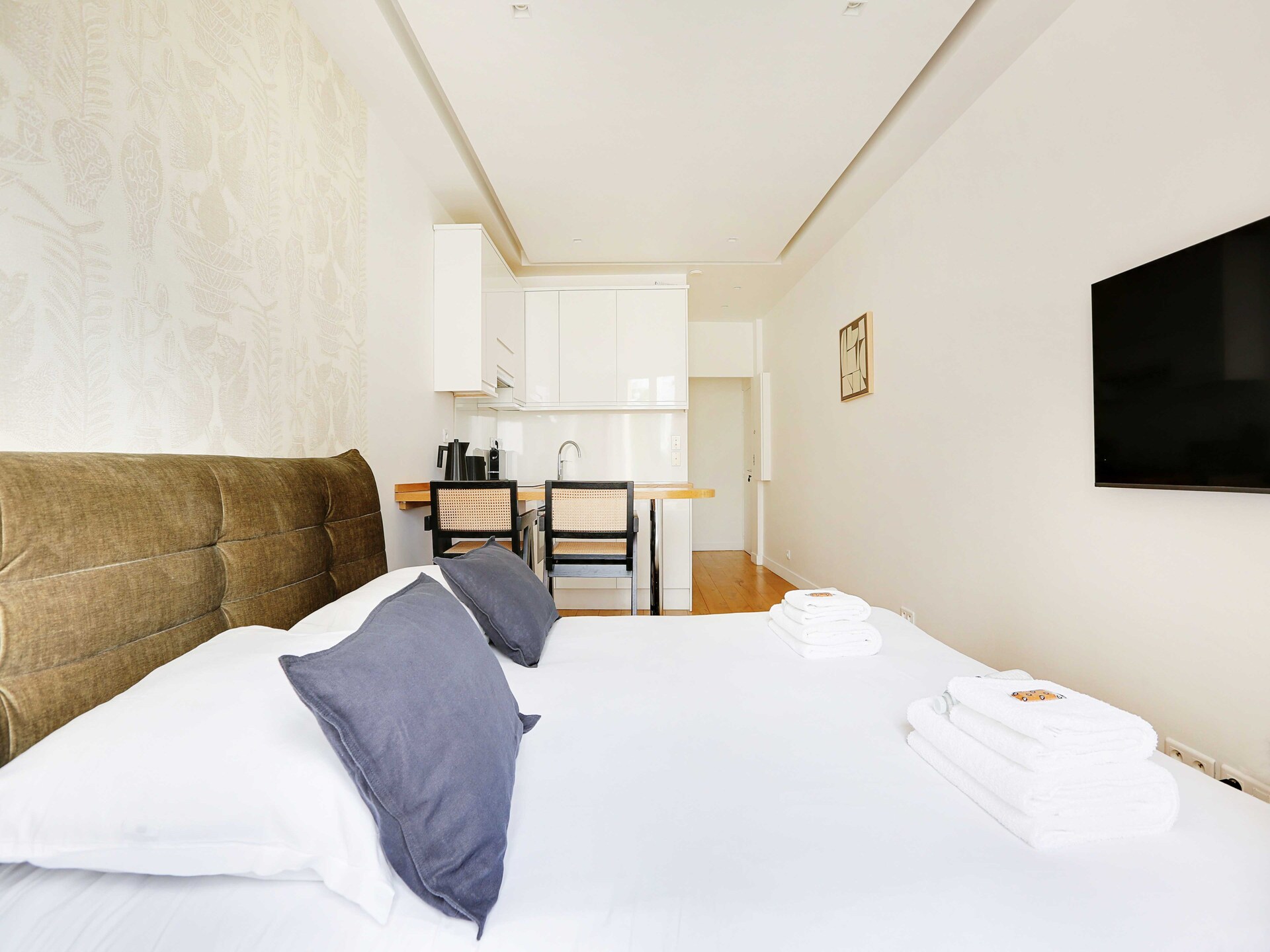 Compacte studio voor 2 bij de Seine in Levallois-Perret - foto 7