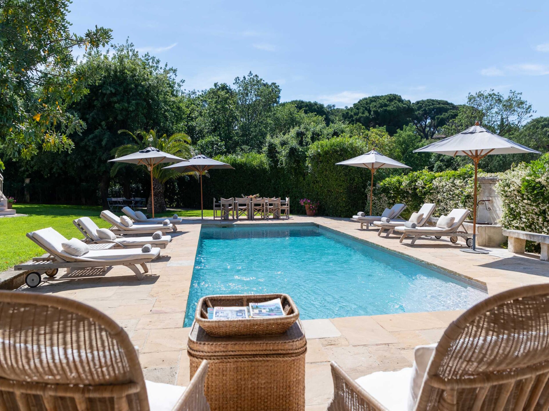 Luxe gerenoveerde villa voor 10 personen nabij Saint-Tropez met zeezicht - foto 24