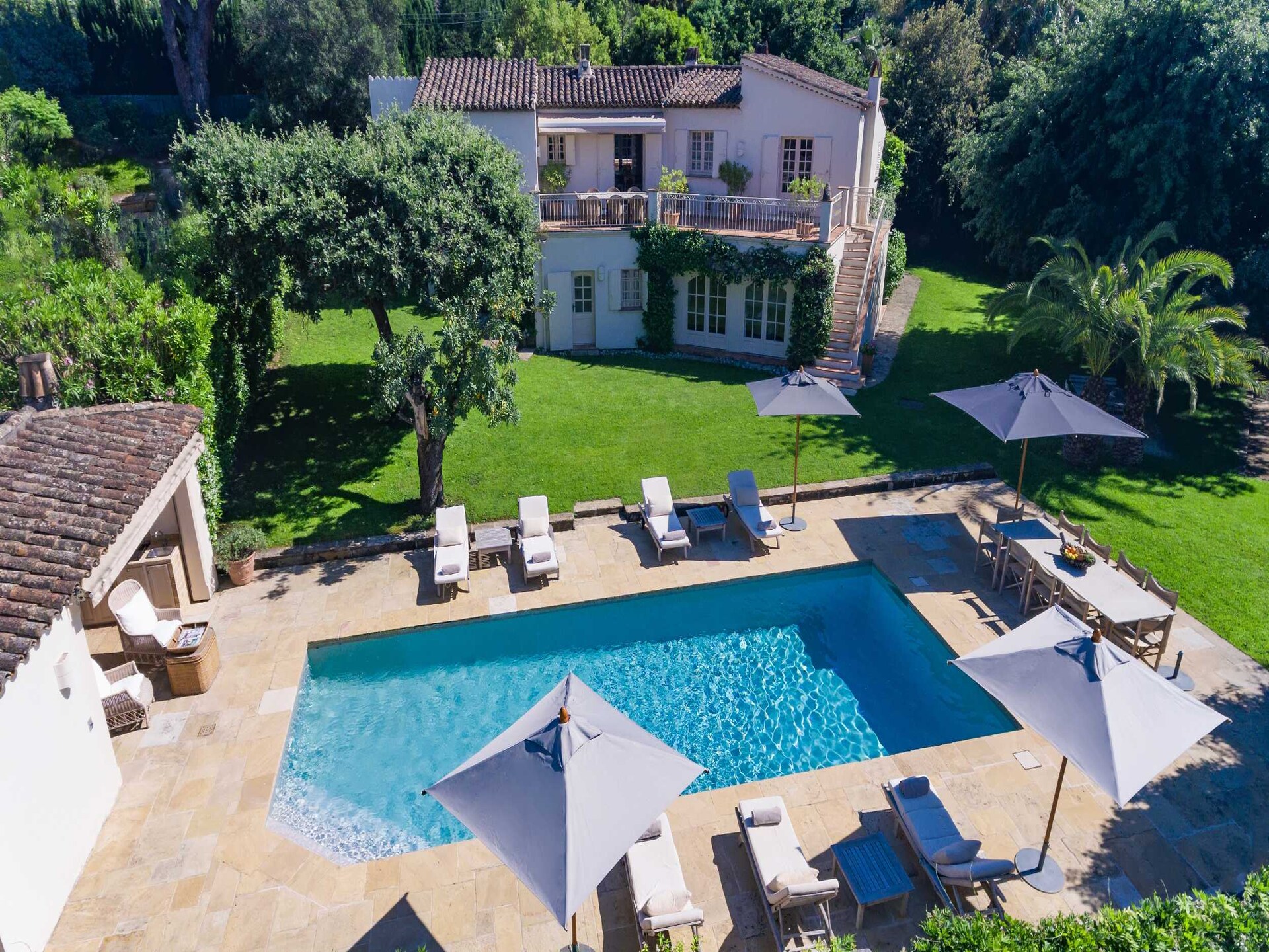 Luxe gerenoveerde villa voor 10 personen nabij Saint-Tropez met zeezicht - foto 30